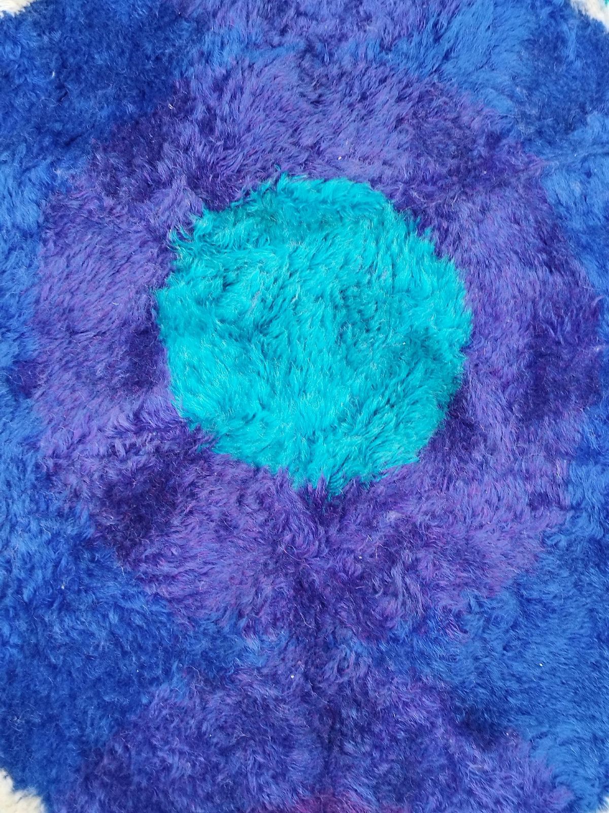 Scandinavian Rya Rug, 1960s photo buy