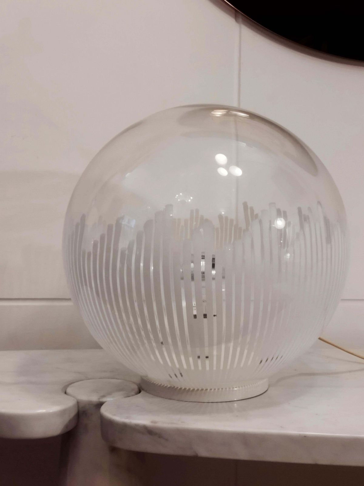 Ludovico Diaz De Santillana For Venini "Anemone" Table Lamp, Italy, 1970s photo buy