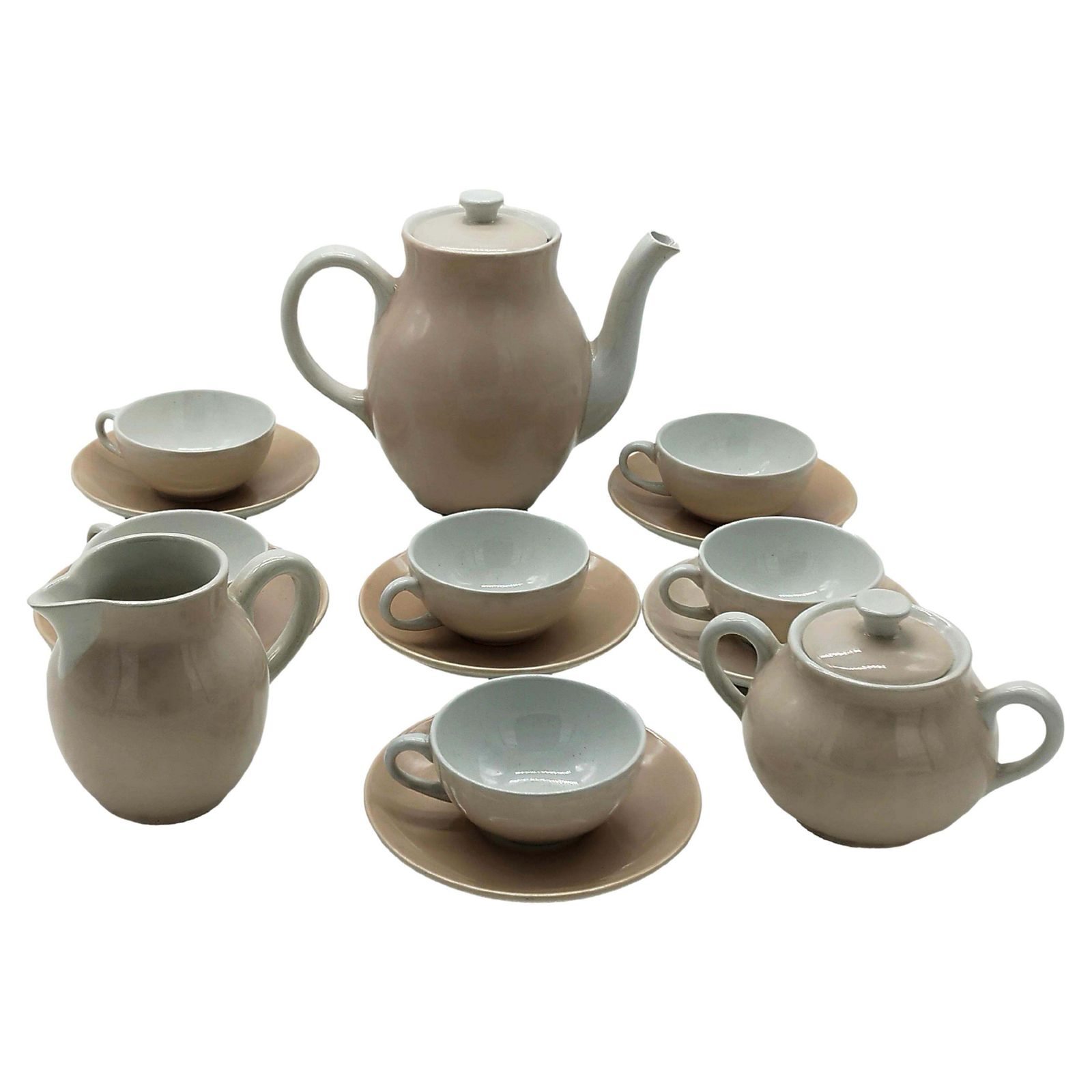 S.C. Richard S. Cristoforo Porcelain Tea Service, Italy 1930s