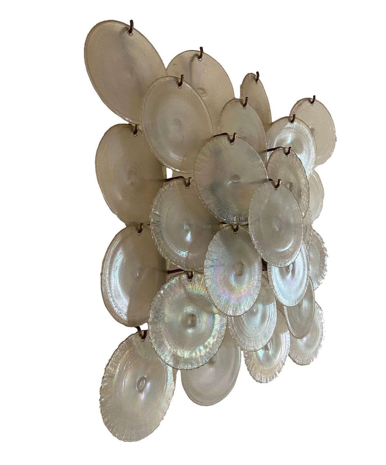 Carlo Nason For Mazzega Murano Glass Wall Lamp, Italy 1960s photo furniture