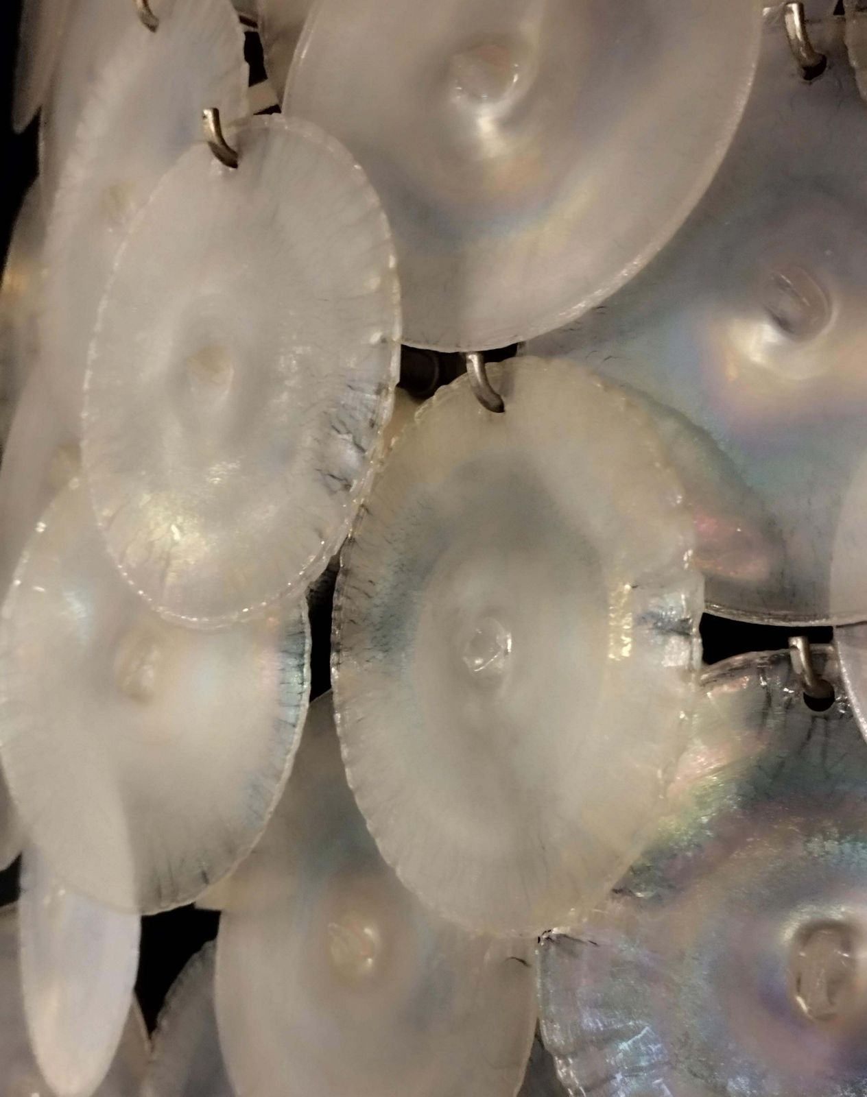Carlo Nason For Mazzega Murano Glass Wall Lamp, Italy 1960s photo vintage