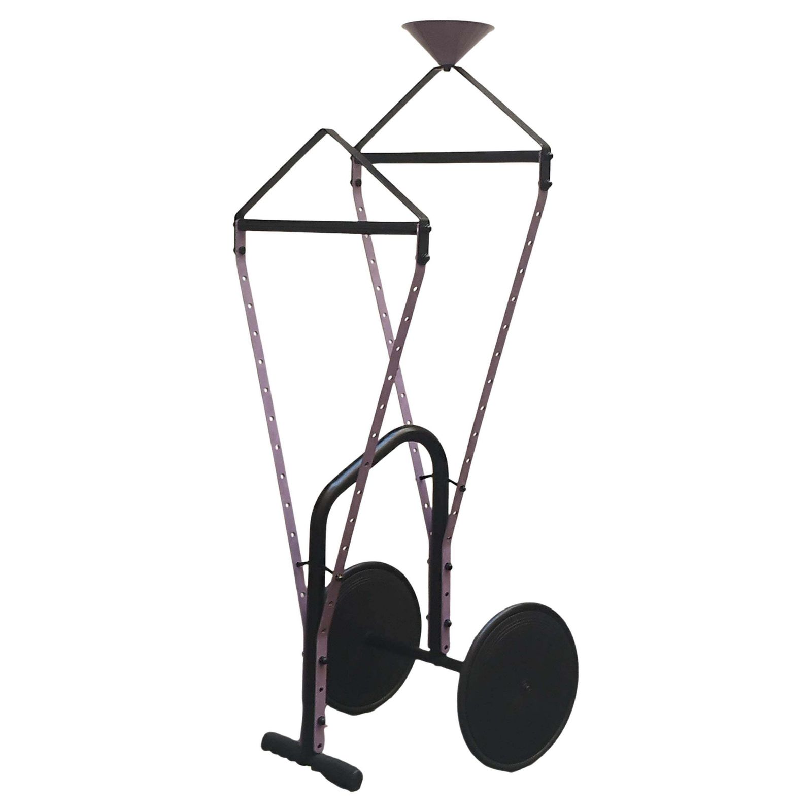 Black And Lilac Metal Valet, Italy 1980s