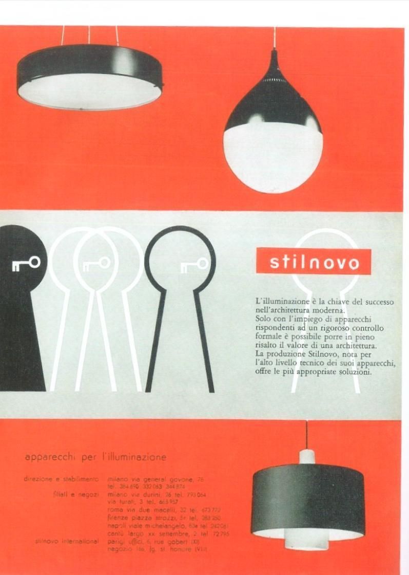 Stilnovo, Rare Suspension Lamp Mod. 622, Italy 1950s photo vinterior