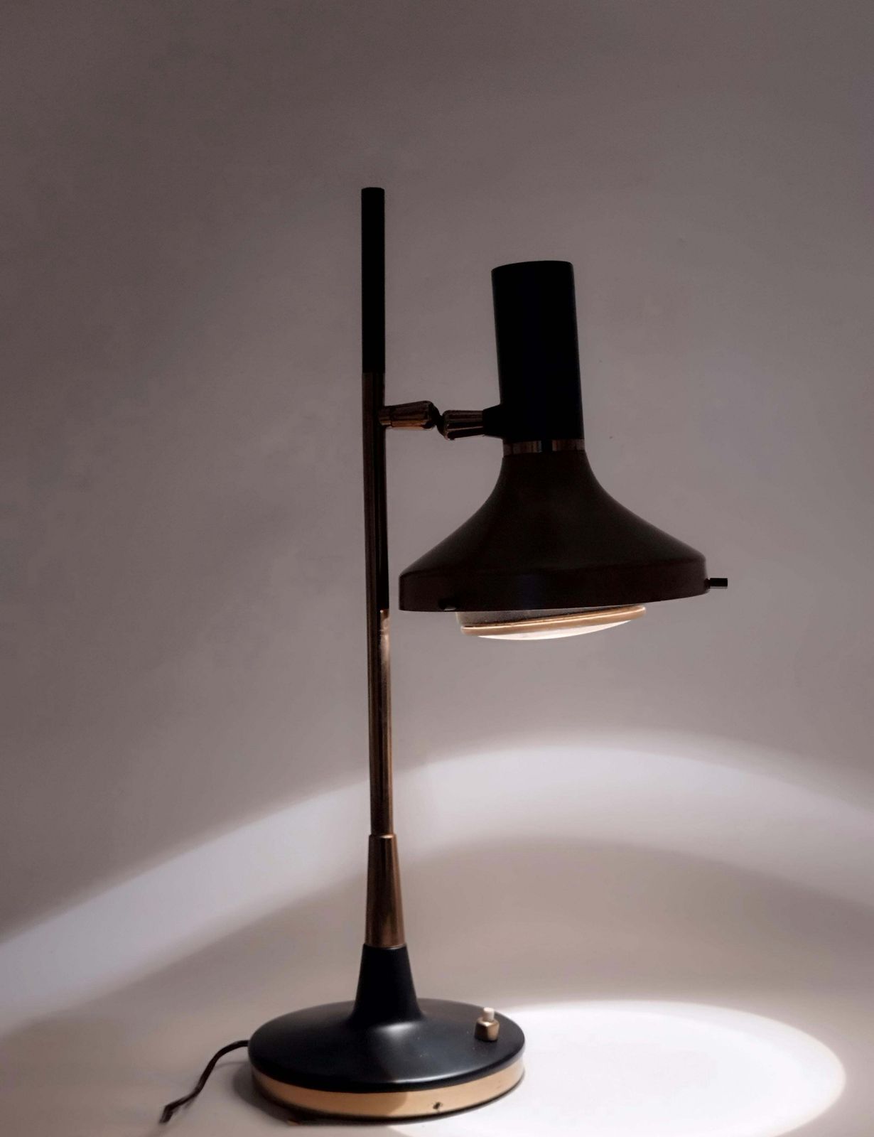 Oscar Torlasco For Lumi Mod.553 Table Lamp, Italy 1950s photo vintage