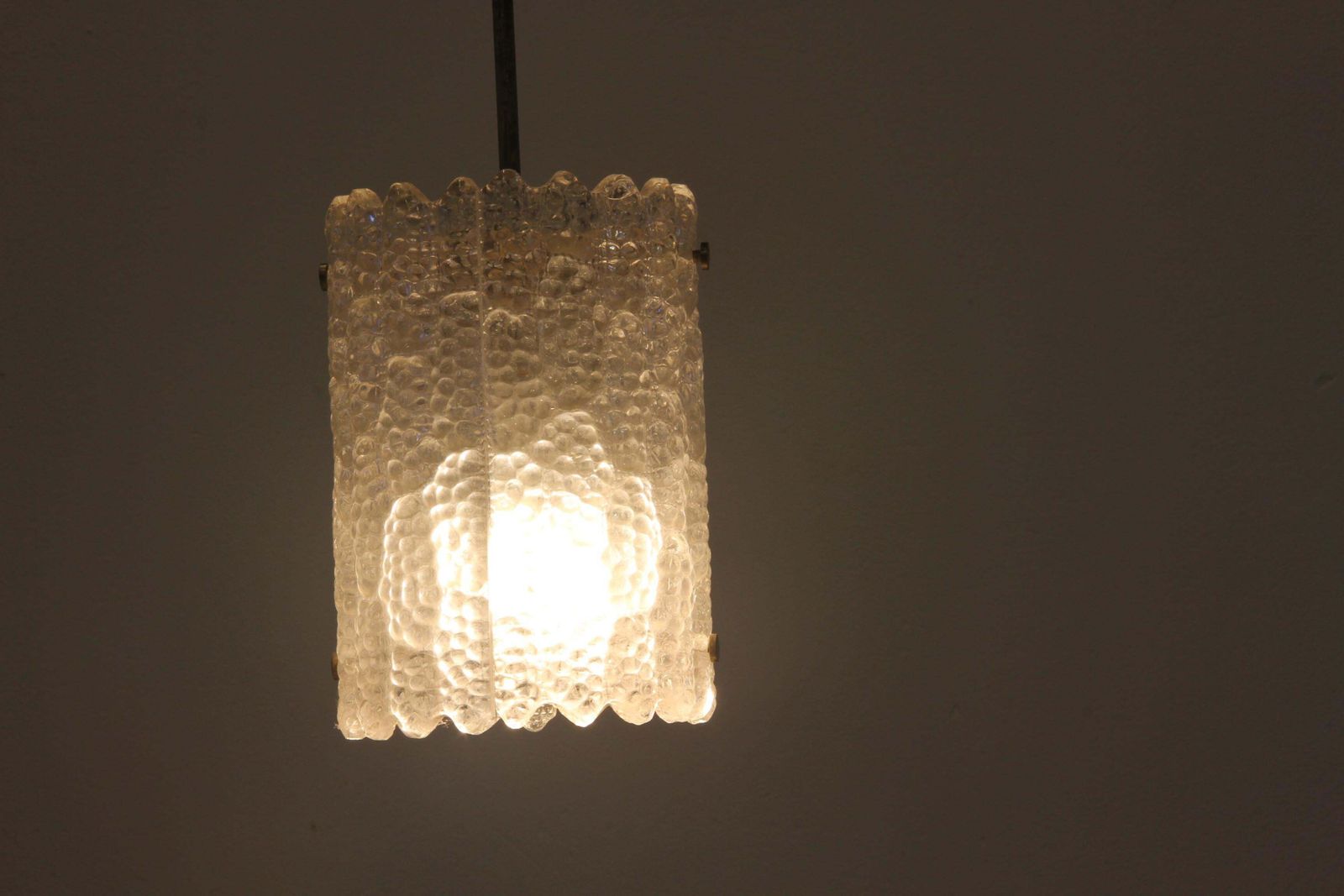 Messing & Glazen Hanglamp Van Carl Fagerlund Voor Orrefors, Jaren 1960 photo furniture