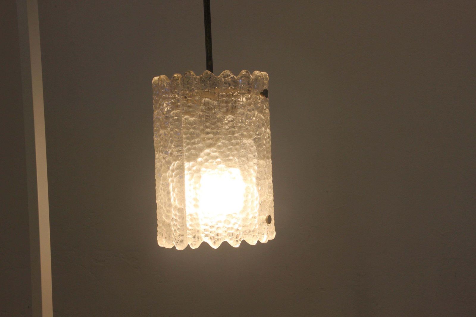 photo furniture Messing & Glazen Hanglamp Van Carl Fagerlund Voor Orrefors, Jaren 1960