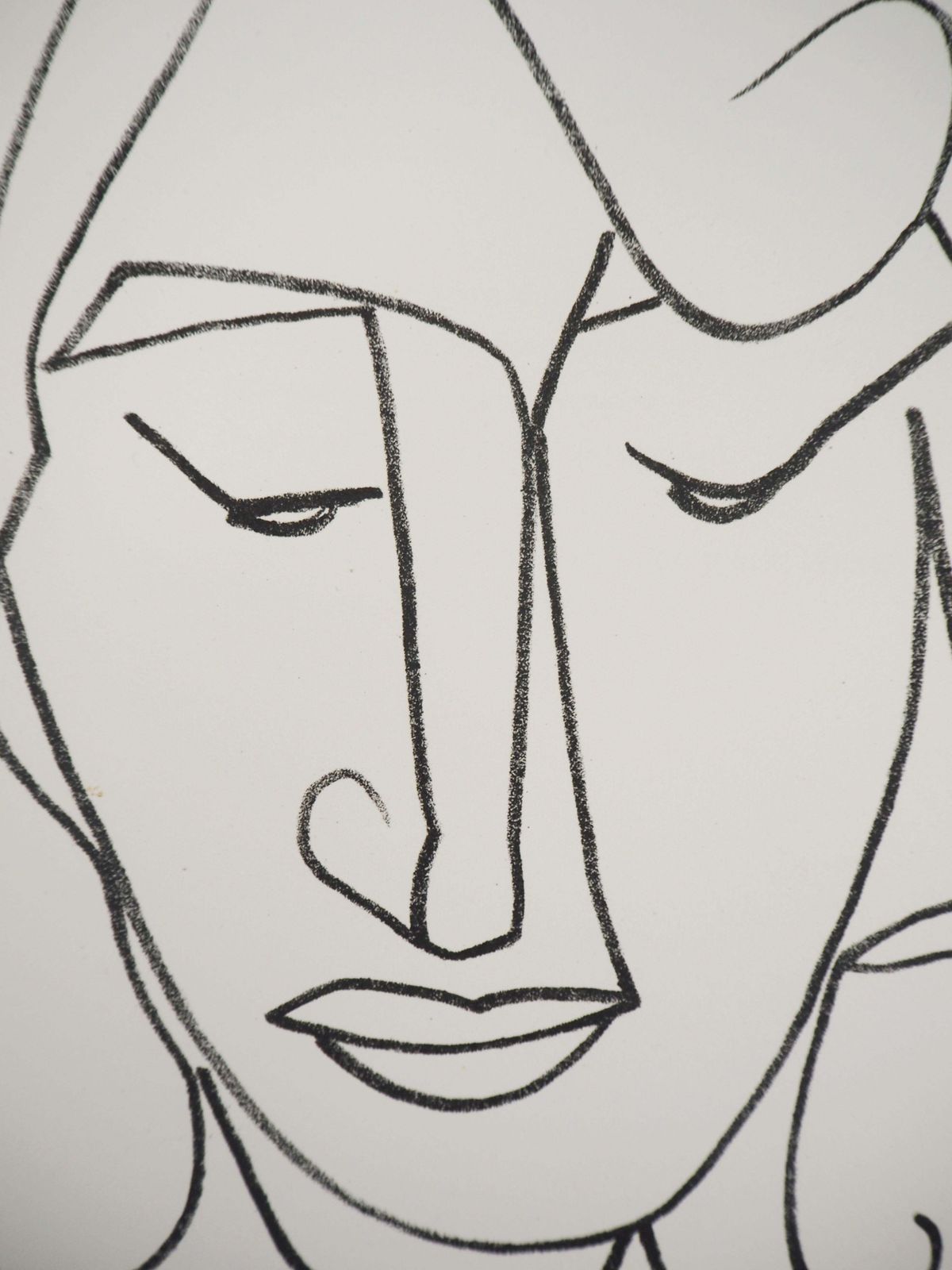 Françoise Gilotportrait Of A Woman, 1951   Original Lithograph1951 photo furniture
