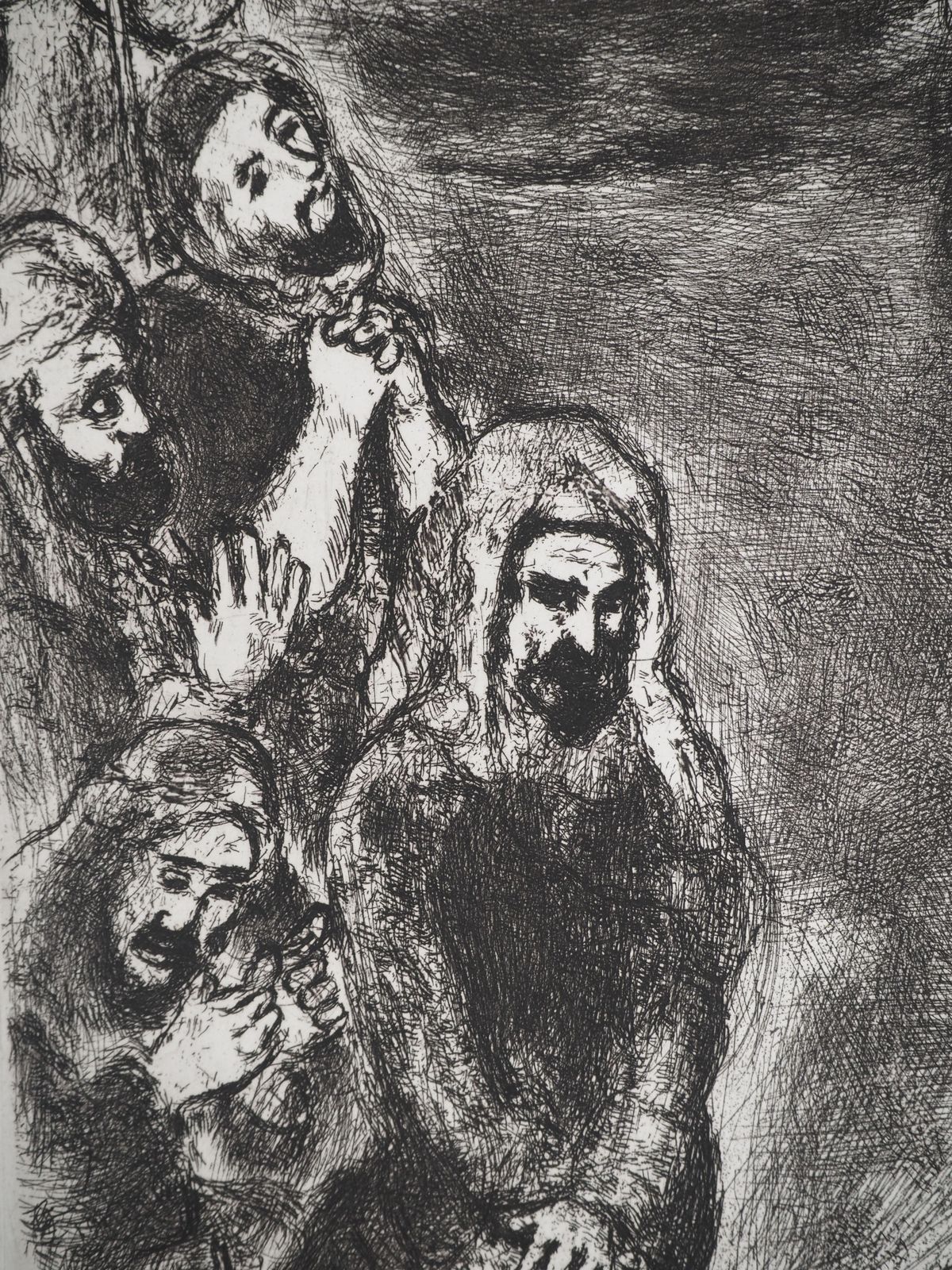 Marc Chagallbible : Joseph Recognized By His Brothers   Original Etching (Vollard #220)1939 photo 1530.0