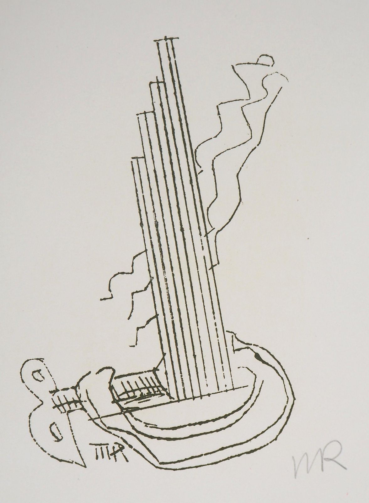 Man Raysurrealist Machine, Fausta, 1969   Original Handsigned Etching1969 photo for sale