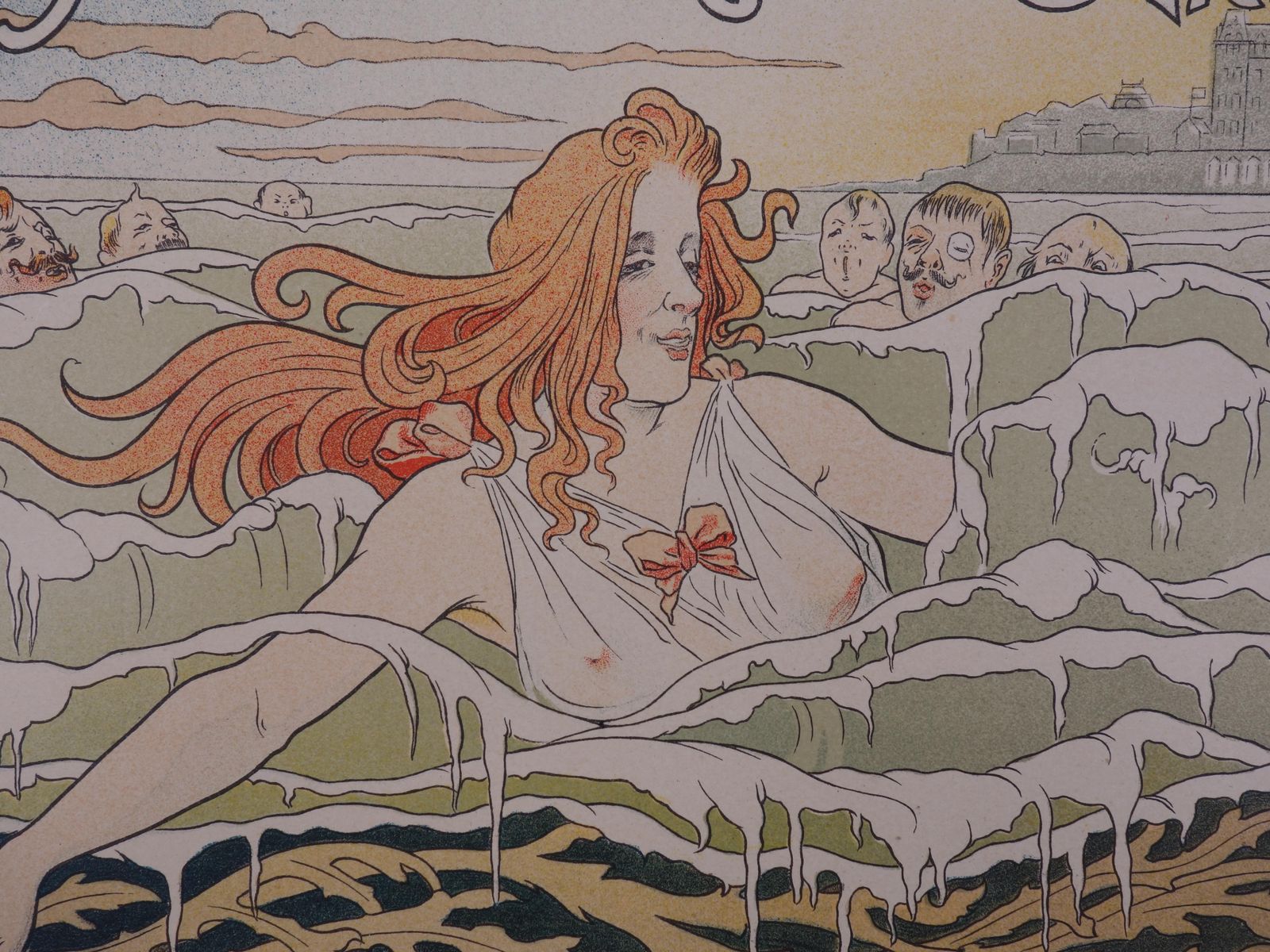 Henri Privat Livemontnormandy, Cabourg   Lithograph (Les Maîtres De L'affiche), Imprimerie Chaix 18971897 photo for sale