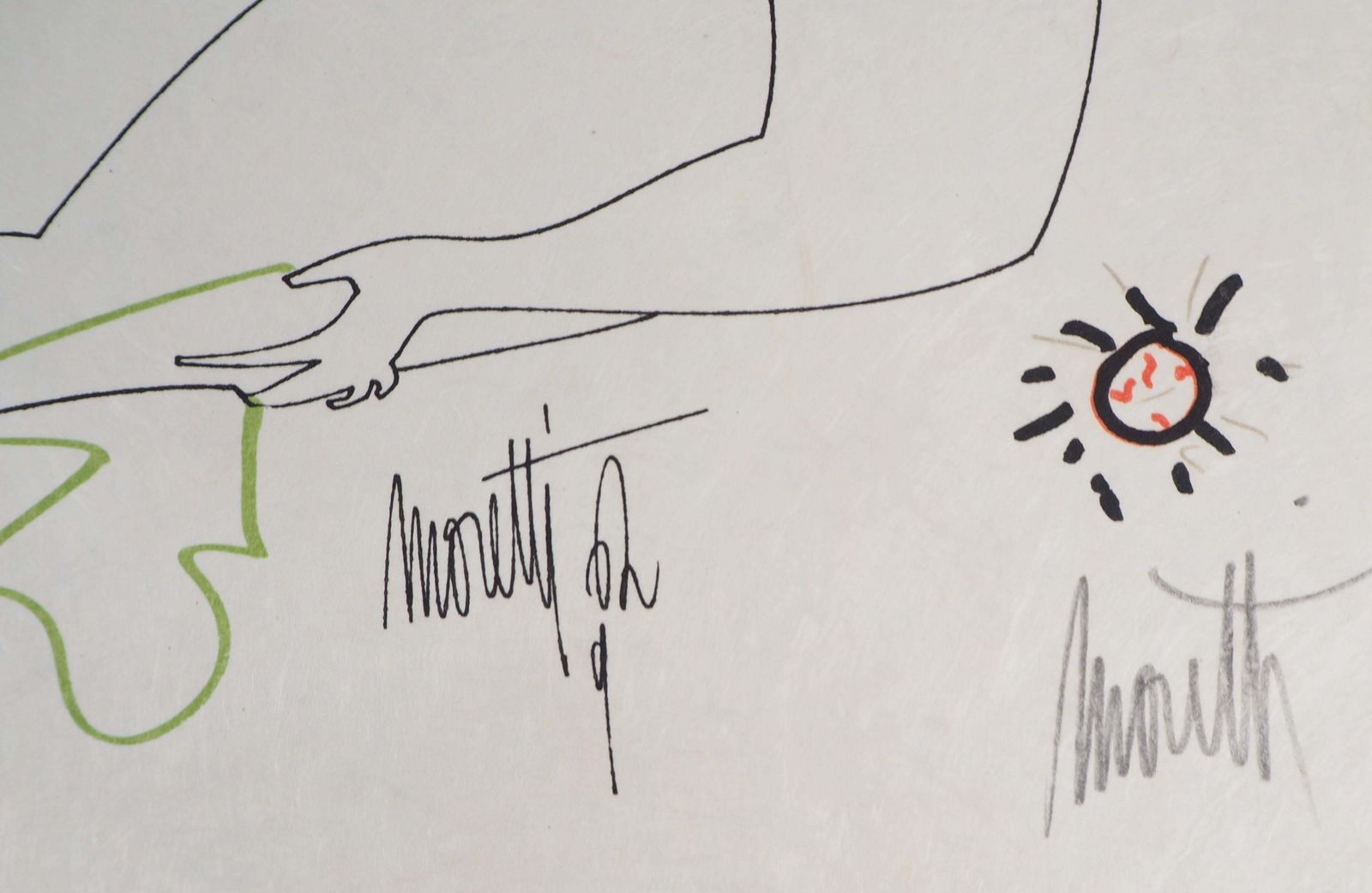 Jean Cocteaujean Cocteau & Raymond Moretti: Birth Of Venus   Original Handsigned Lithograph1973 photo for sale