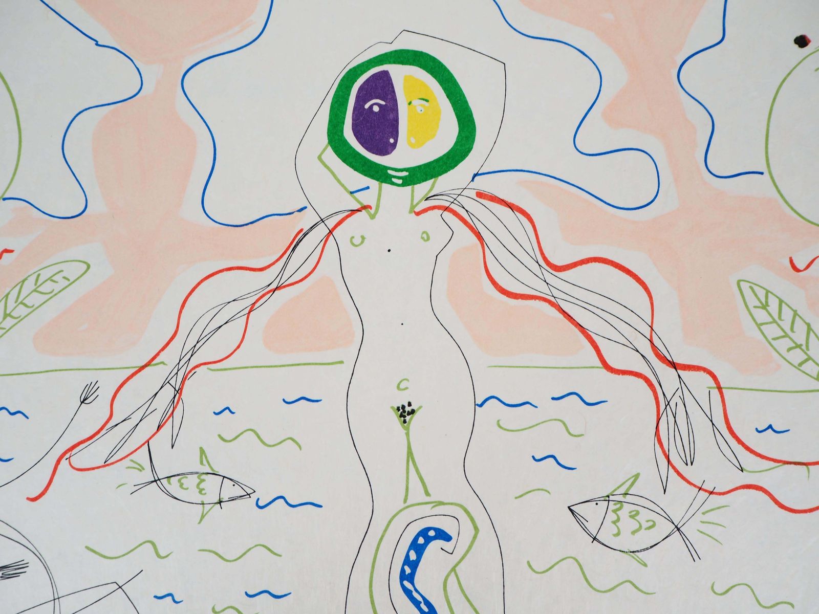 Jean Cocteaujean Cocteau & Raymond Moretti: Birth Of Venus   Original Handsigned Lithograph1973 photo Art