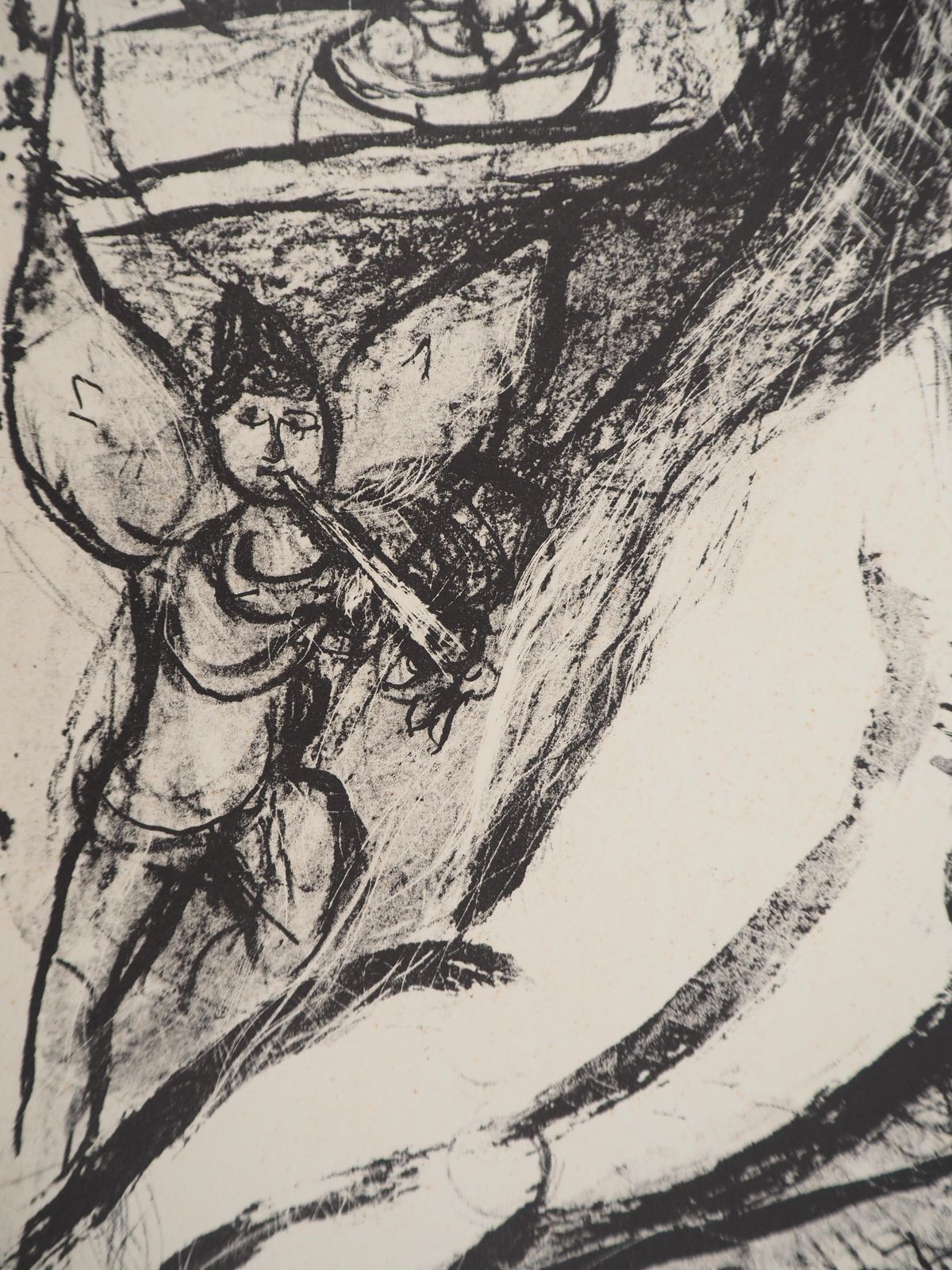 Marc Chagallthe Circus : Dreaming Bride   Original Lithograph (Mourlot #525)1967 photo Art