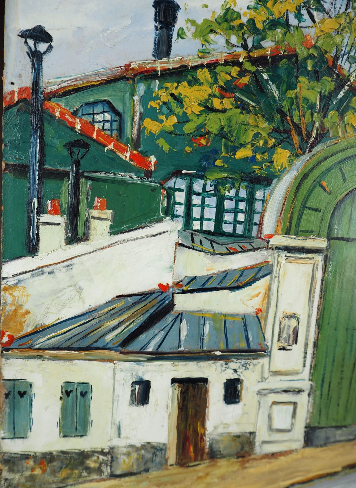 photo furniture élisée Macletparis, Montmartre : Moulin De La Galette (The Mill)   Oil Painting   Signed