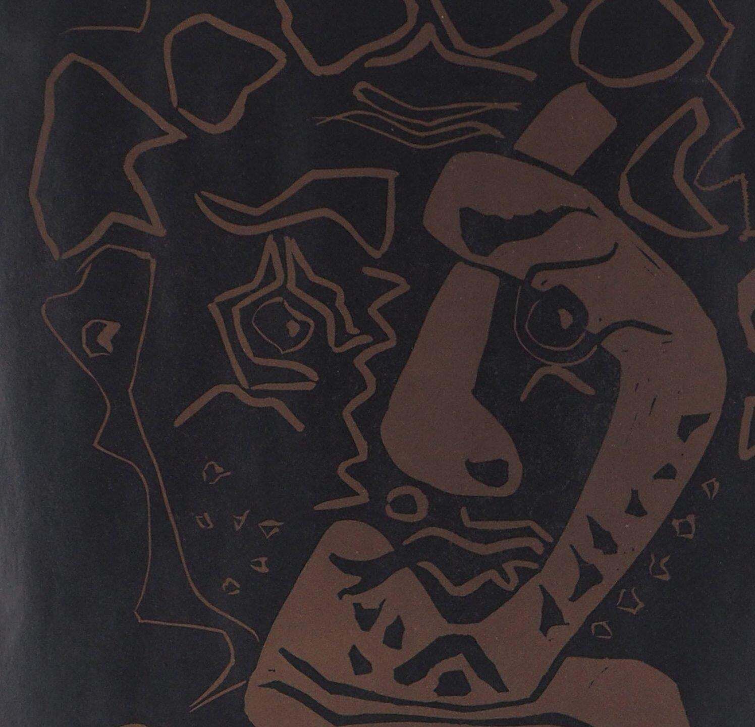 Histrion Head (Picasso And Theater)   Linocut, 1965 (Ref. Czwiklitzer #22)1965 photo 1020.0