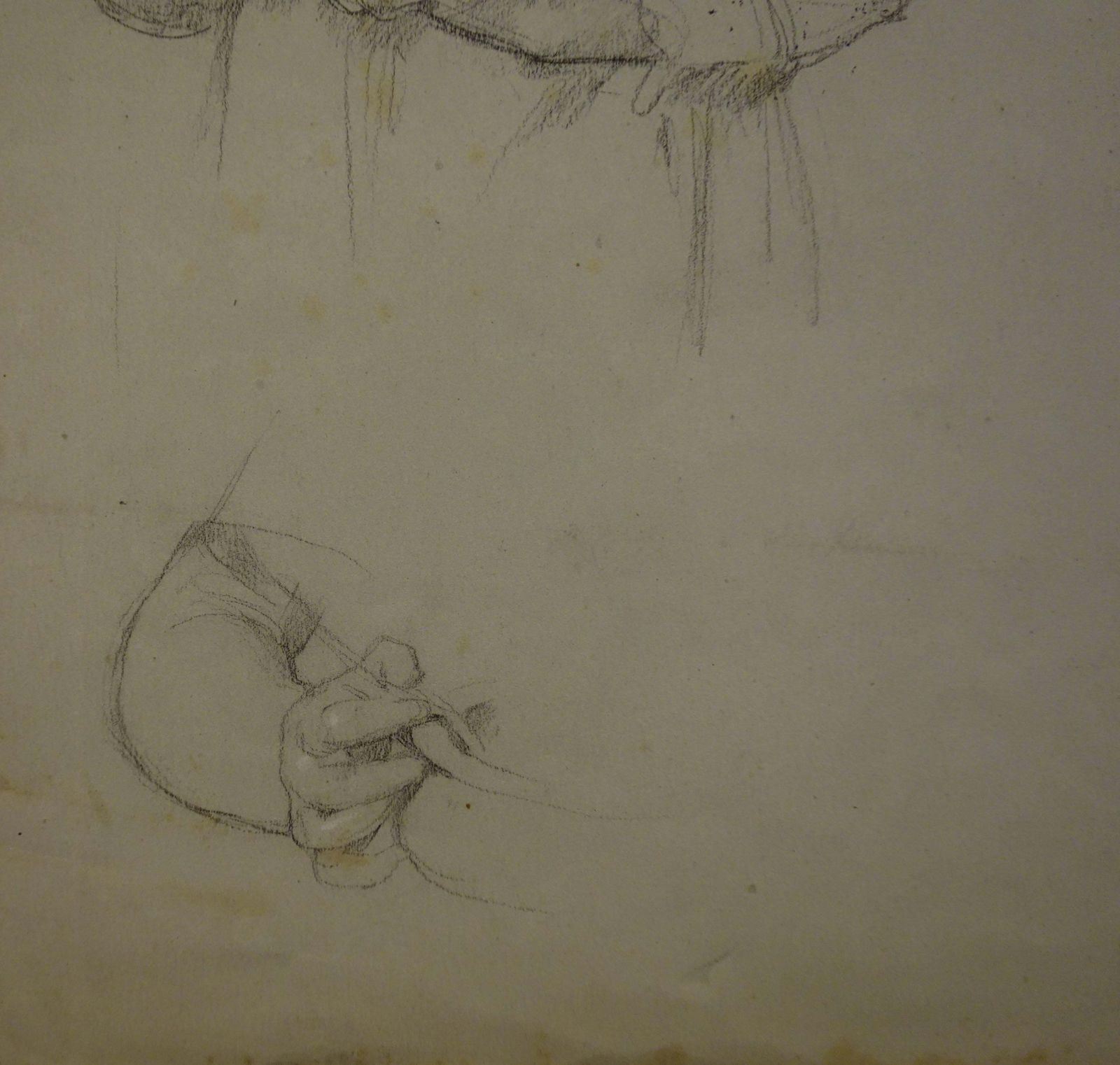 Gustave Poetzschmanner Of Vermeer : Young Girl With A Bowl   Original Charcoals Drawing photo Art