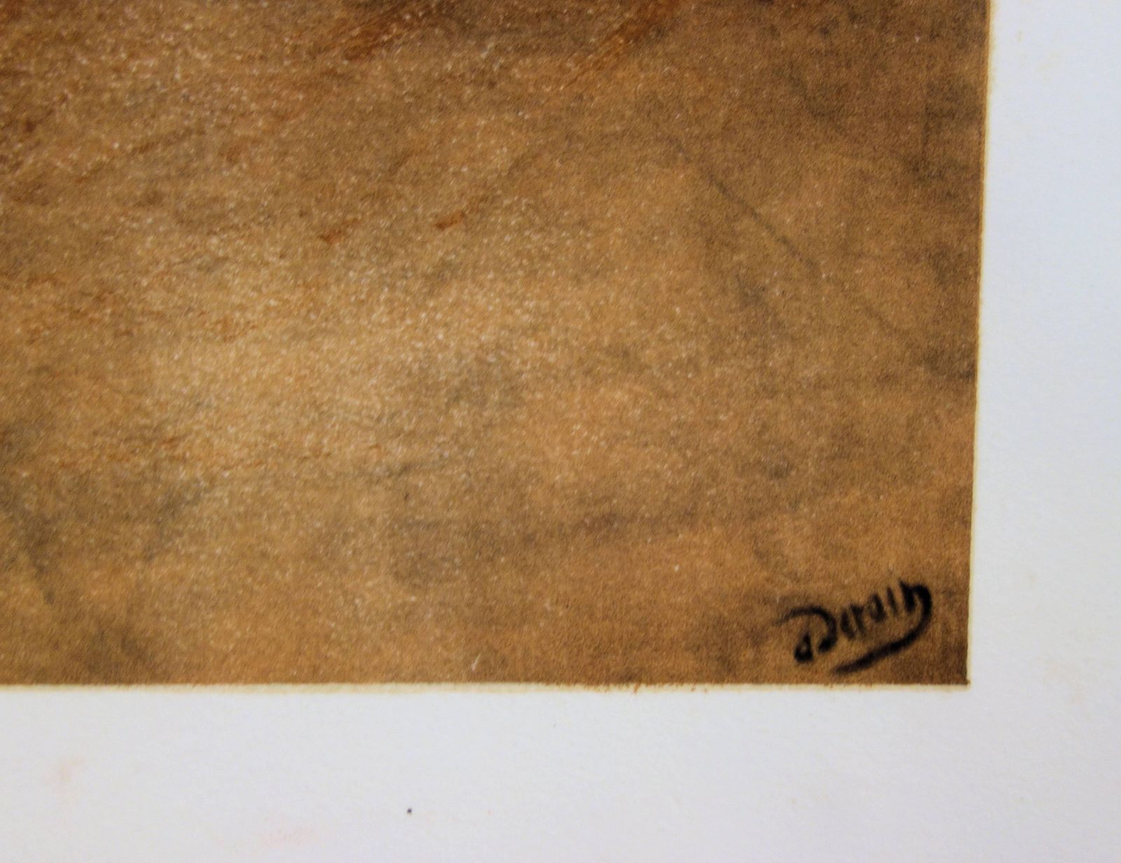 (After) André Deraintribute To Picasso : Musician Harlequin   Lithograph   C. 1950 photo furniture