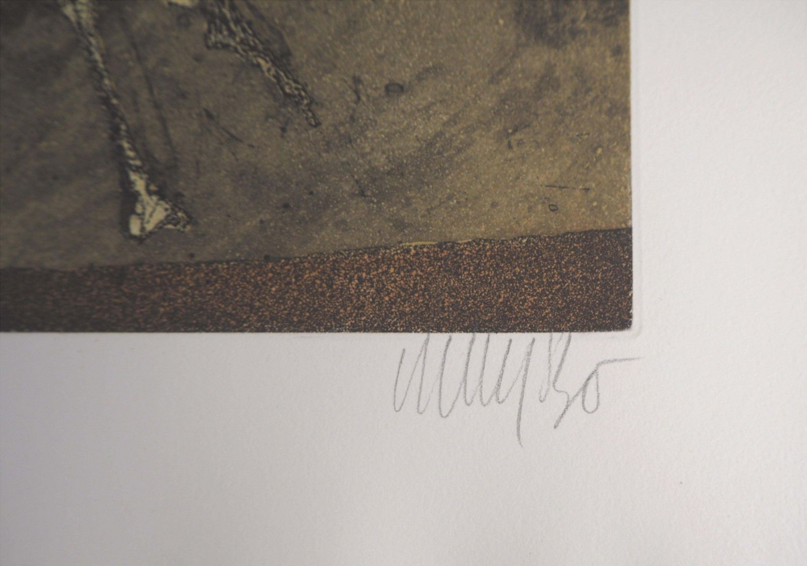 Lars Booneiric Horserider, 1975   Original Handsigned Etching1975 photo furniture