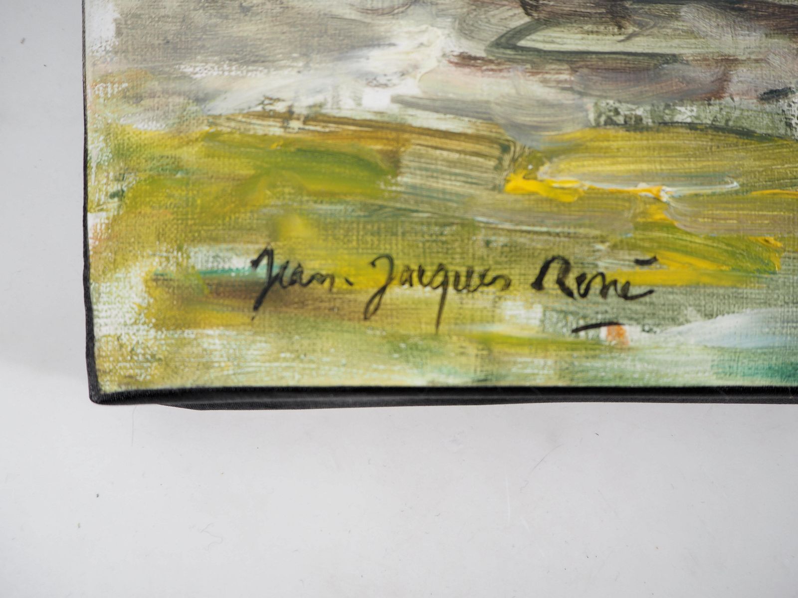Jean Jacques Renenormandy : Rouen, Sunset Near The English Bridge   Oil On Canvas, Hansigned photo furniture