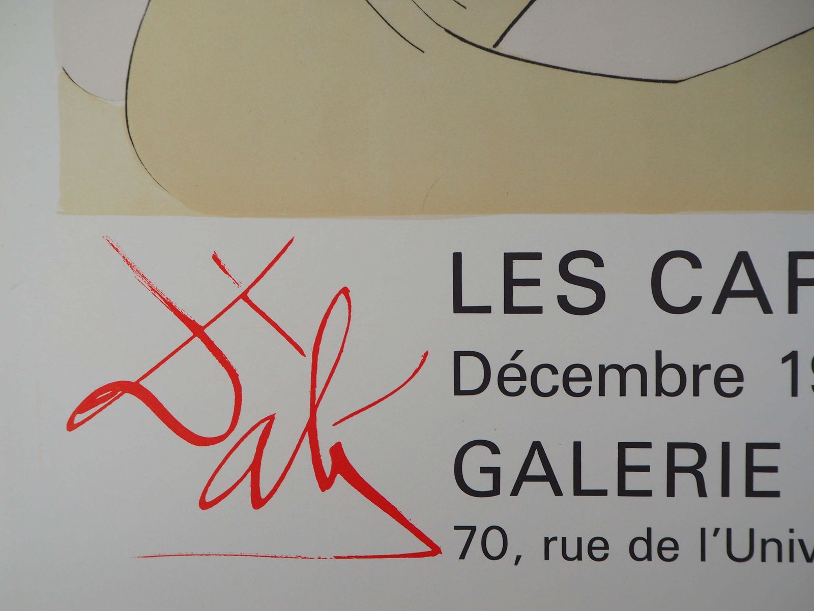 (After) Salvador Daliles Caprices De Goya   Lithograph Poster (Field #77 3)1977 photo buy