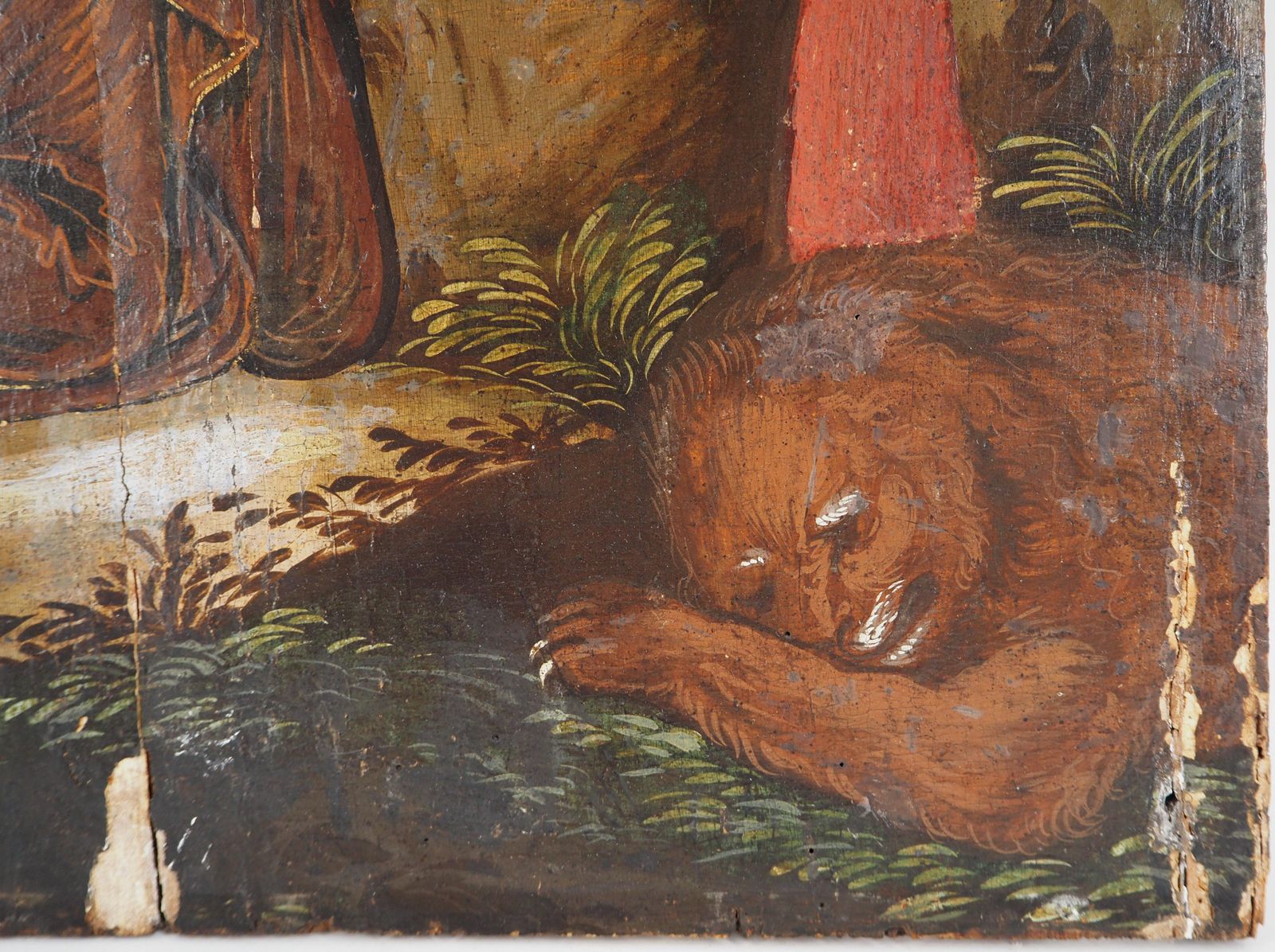 Unknownitalian School Of The 17th Century : Saint Jerome With A Lion   Oil Painting photo 2125.0