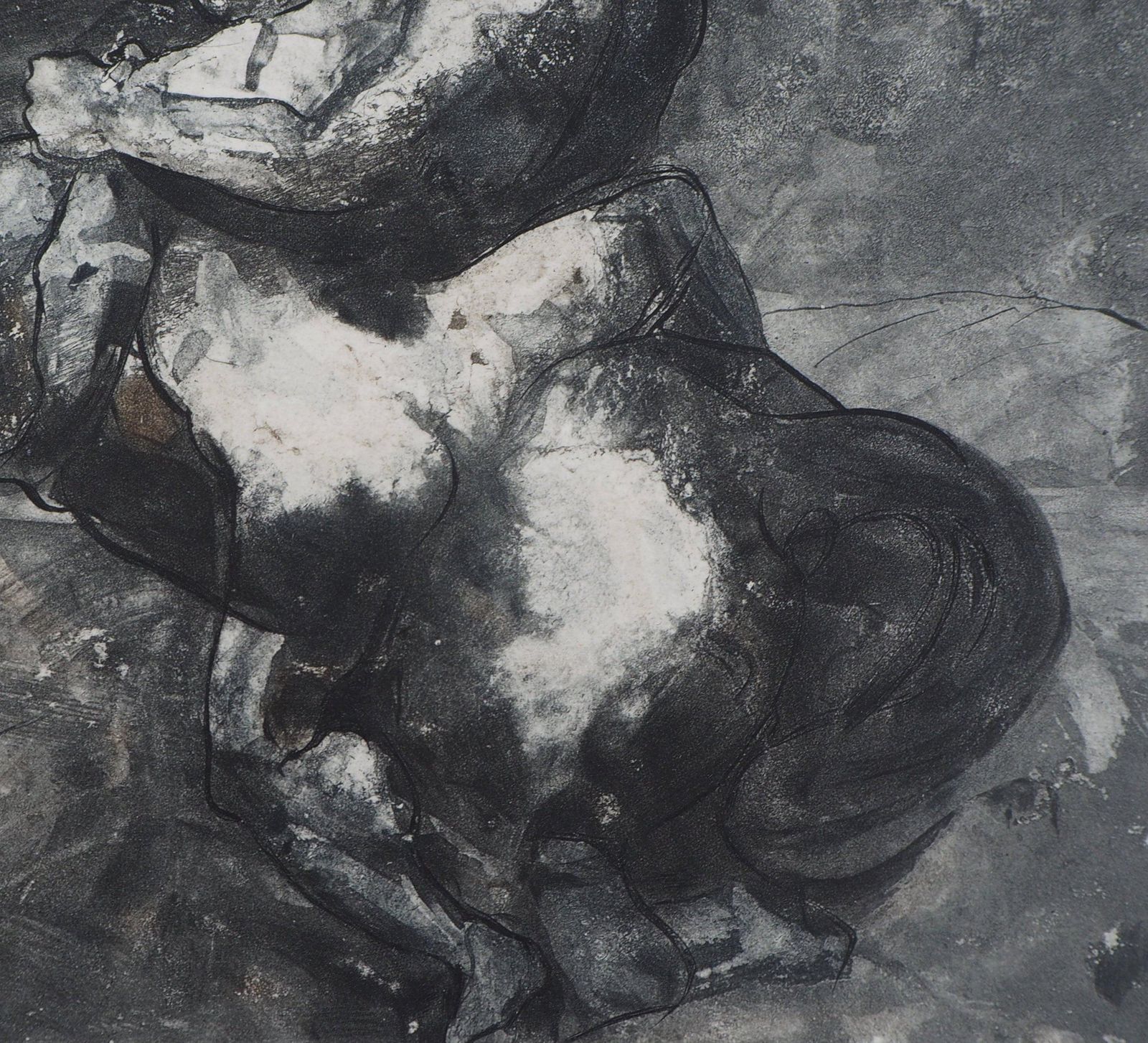 (After) Auguste Rodinthe Strength   Etching, 1897 (Goupil, Limited To 125 Copies)1897 photo Art
