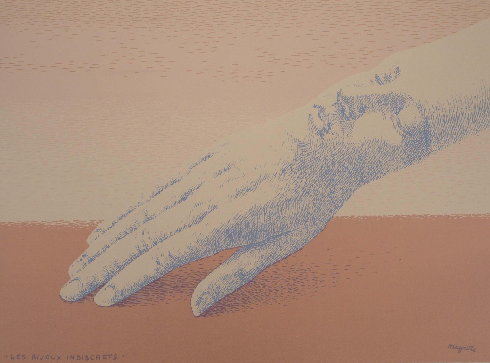 René Magritteindiscrete Jewels (Les Bijoux Indiscrets)   Original Lithograph [Catalog #3]1975 photo Art