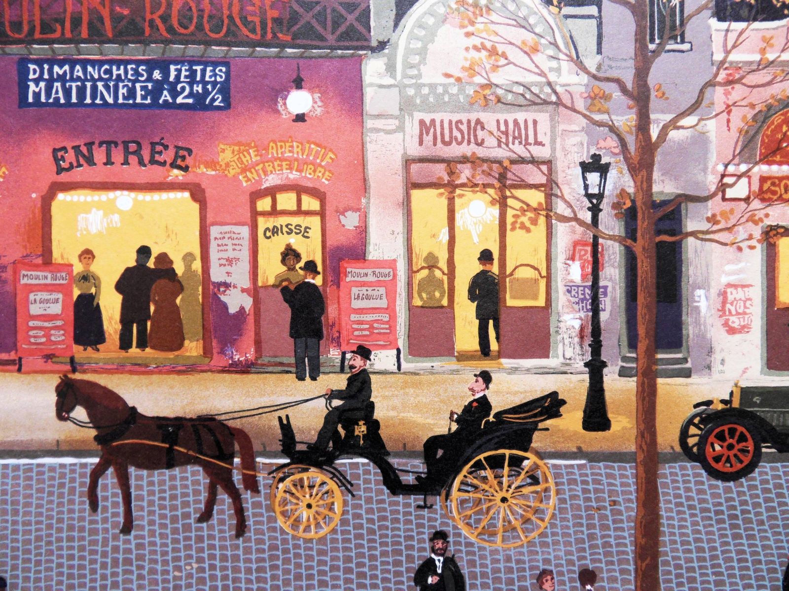 Michel Delacroixparis : Le Moulin Rouge   Lithograph Poster1981 photo 127.0