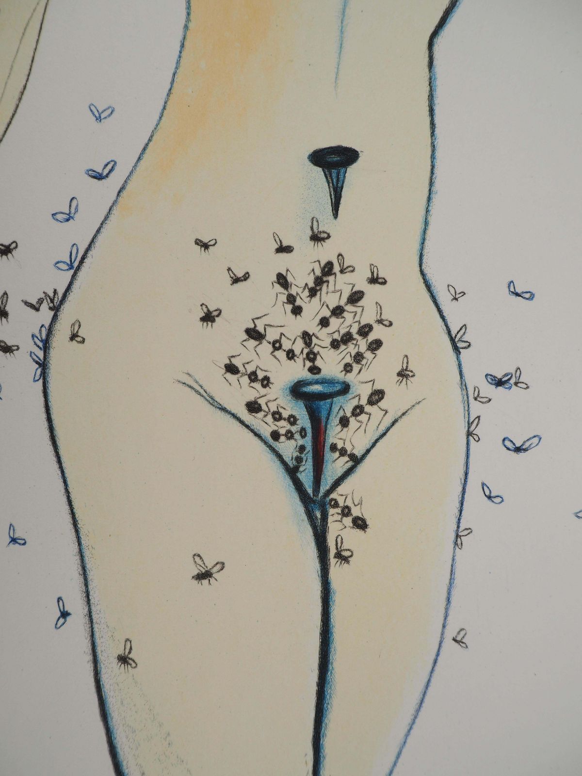 Salvador Dalí­Casanova : Spiky Woman   Original Etching (Field #67 4 B)1967 photo 680.0