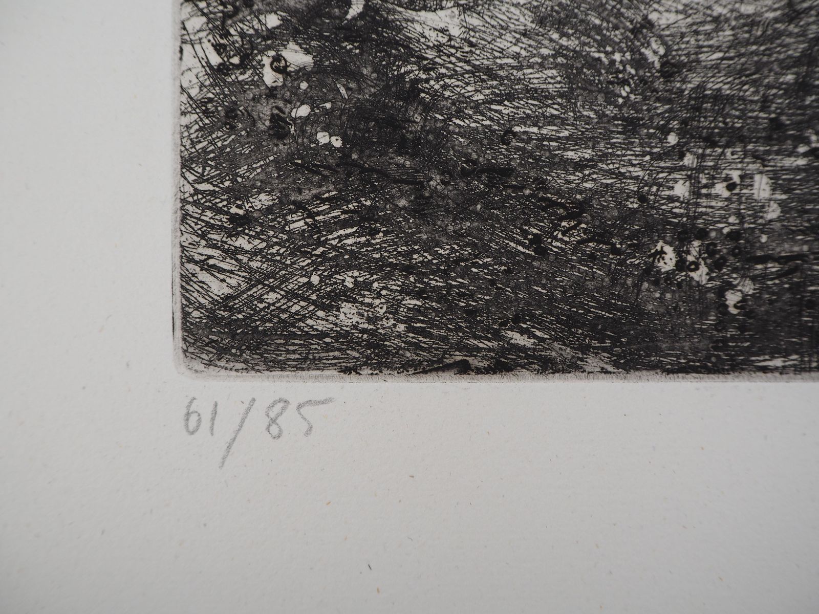 Marc Chagallthe Bird Harmed By An Arrow   Original Etching   Ref. Sorlier #1081952 photo vinterior