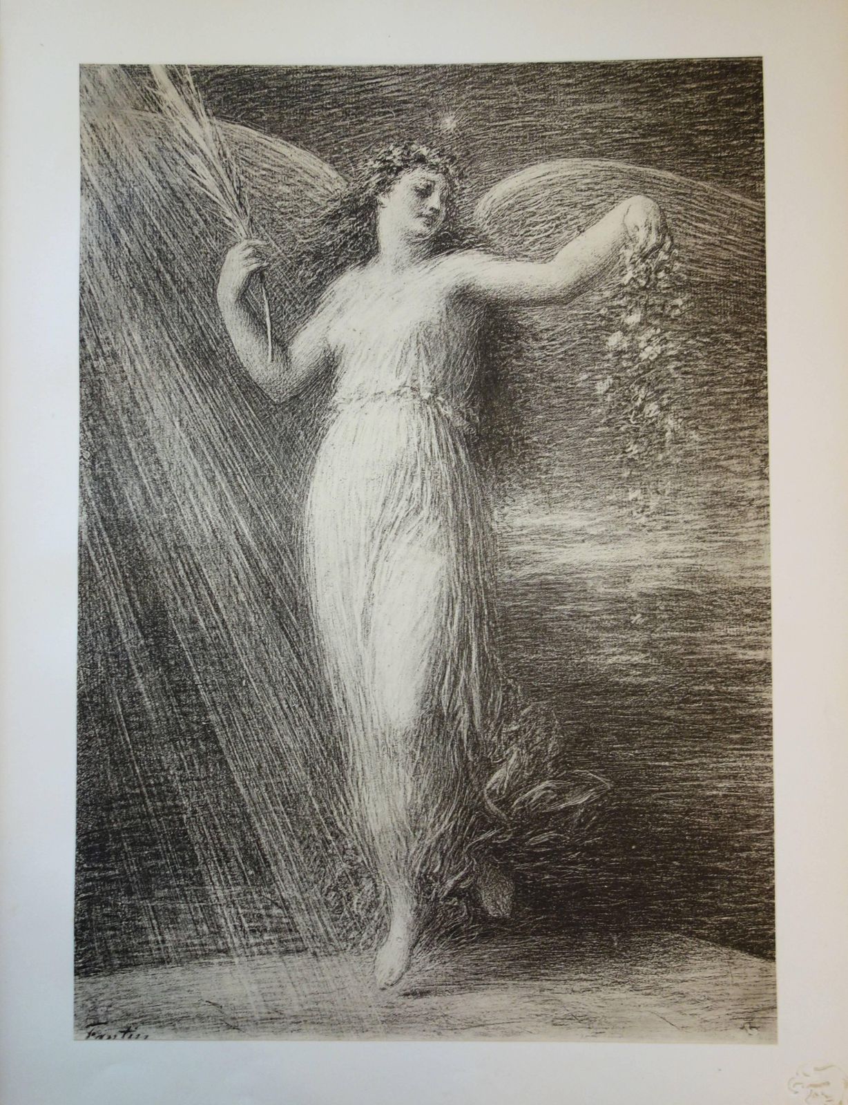 Henri Fantin Latourimmortality   Original Lithograph (1897/98)1897/98
