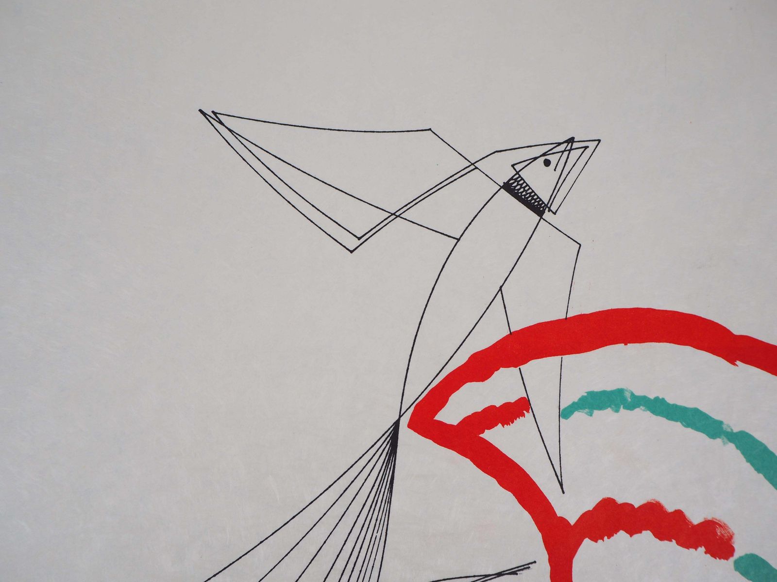 Jean Cocteaujean Cocteau And Raymond Moretti : The Lovers   Original Hansigned Lithograph1973 photo vinterior