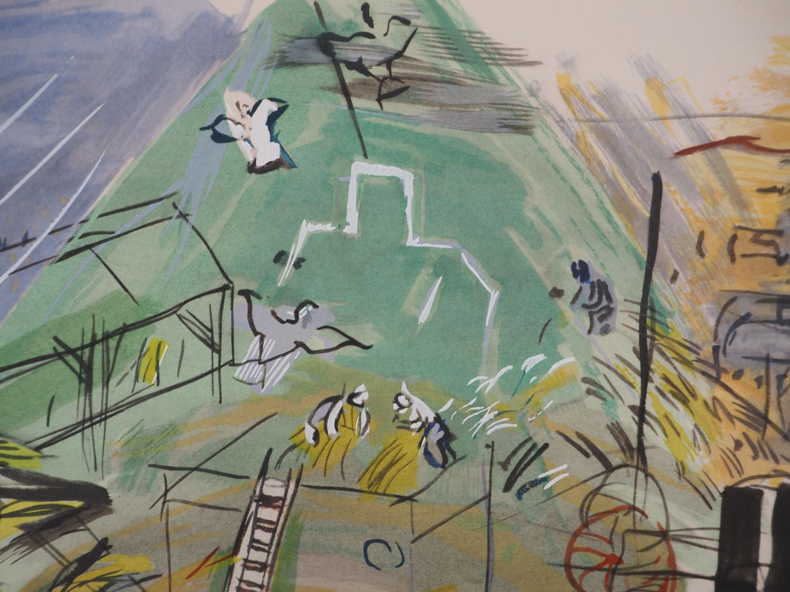 Raoul Dufysummer : Harvest Time   Original Lithograph1953 photo 425.0