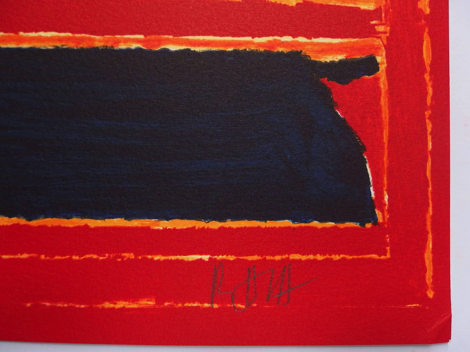 Sayed Haider Razaduality   Original Handsigned Lithograph   150 Copies (India)2008 photo furniture