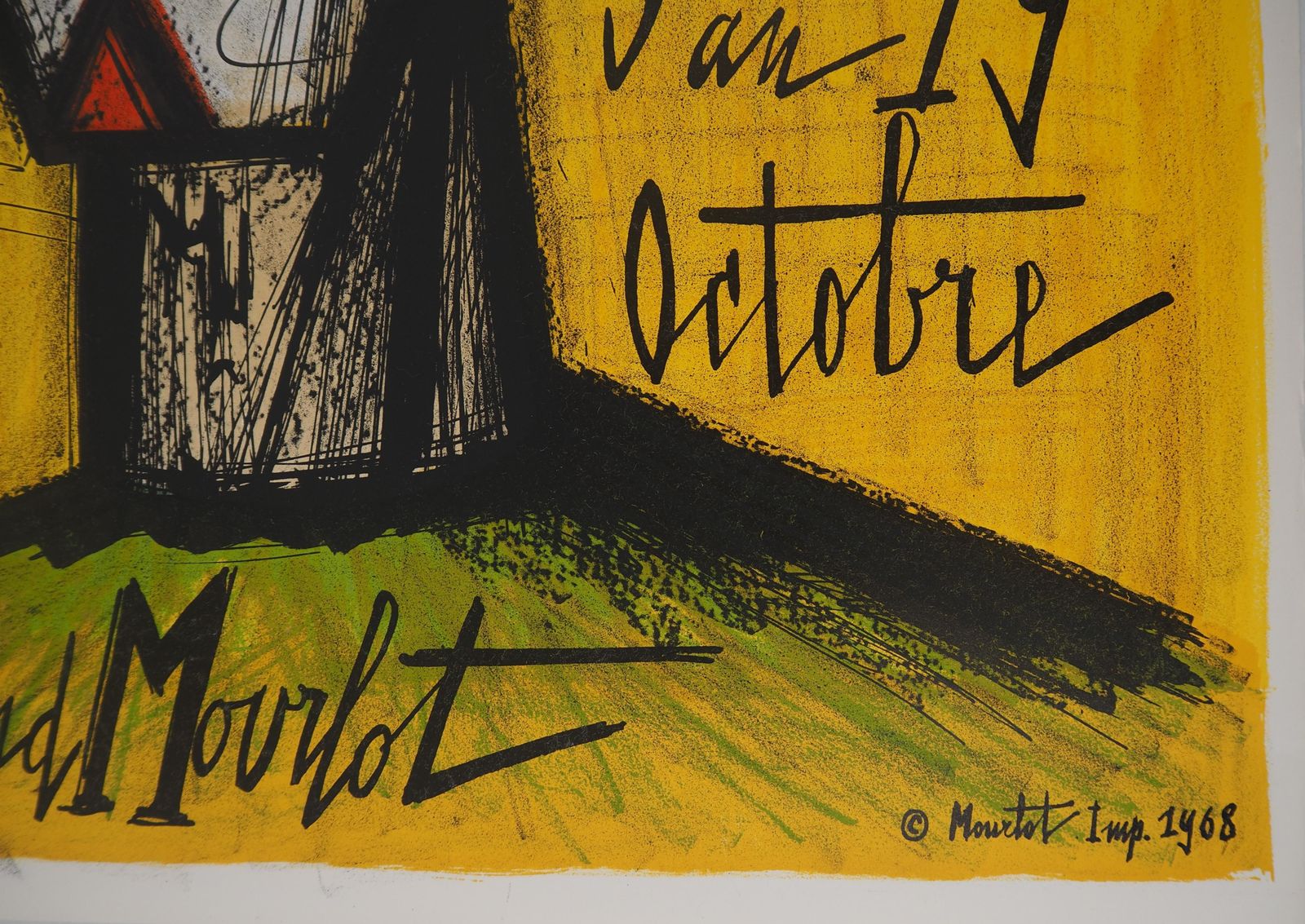Bernard Buffetcircus : The Clown   Original Lithograph   Mourlot 19681968 photo 331.0