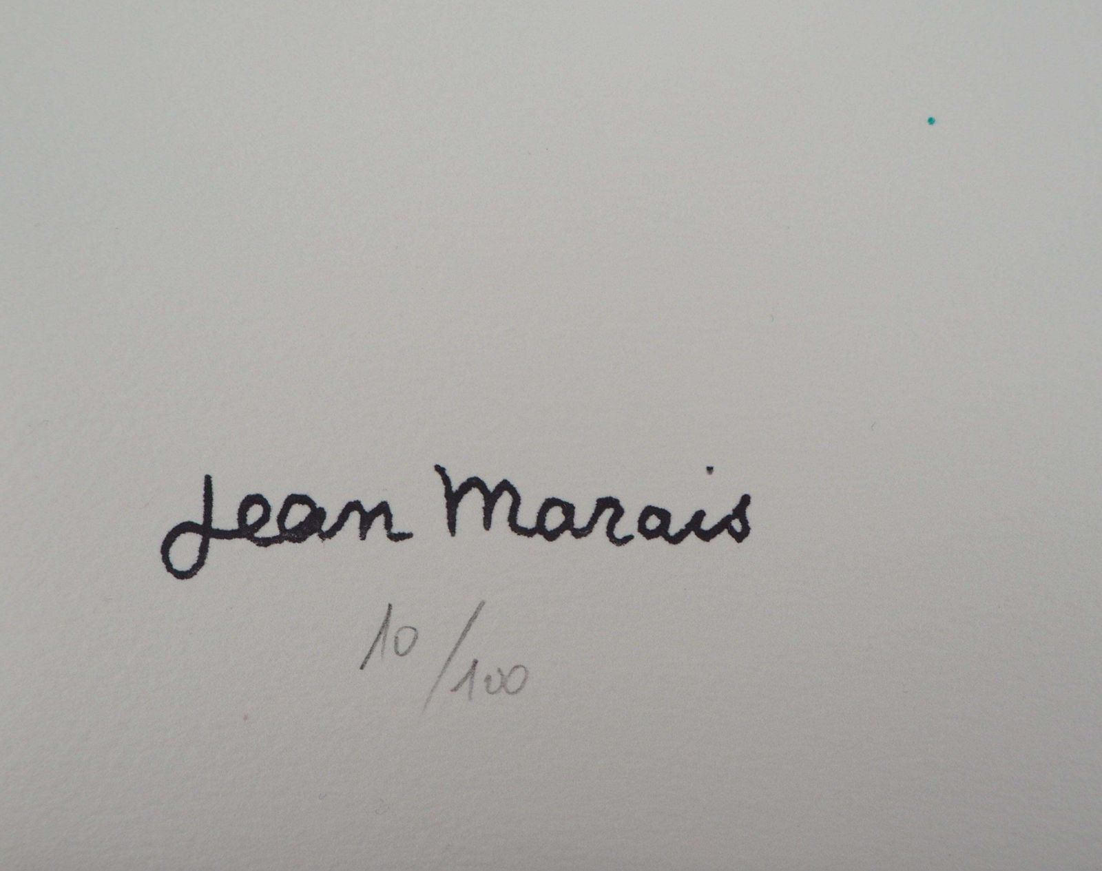 Jean Maraisportrait Of My Friend Jean Cocteau   Lithograph, Numbered /100 photo furniture