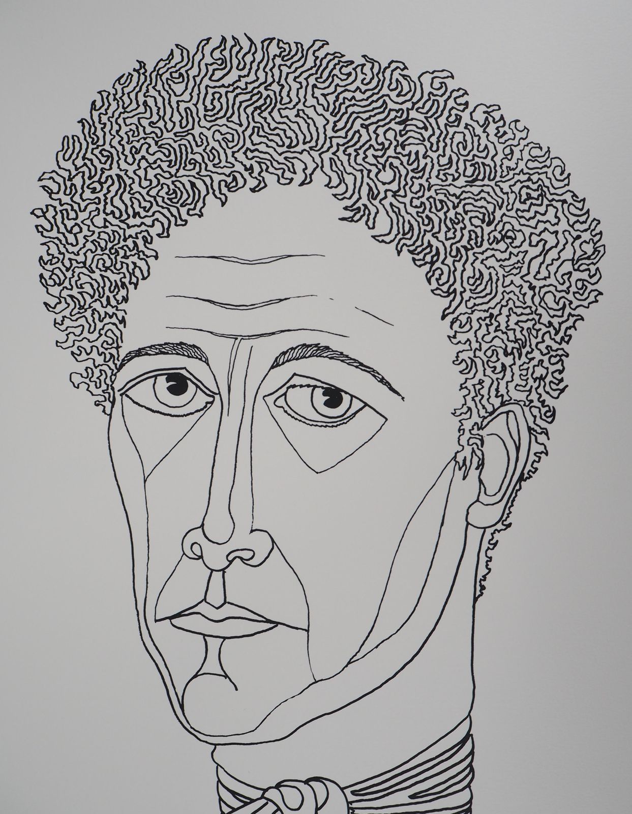 Jean Maraisportrait Of My Friend Jean Cocteau   Lithograph, Numbered /100 photo 212.0