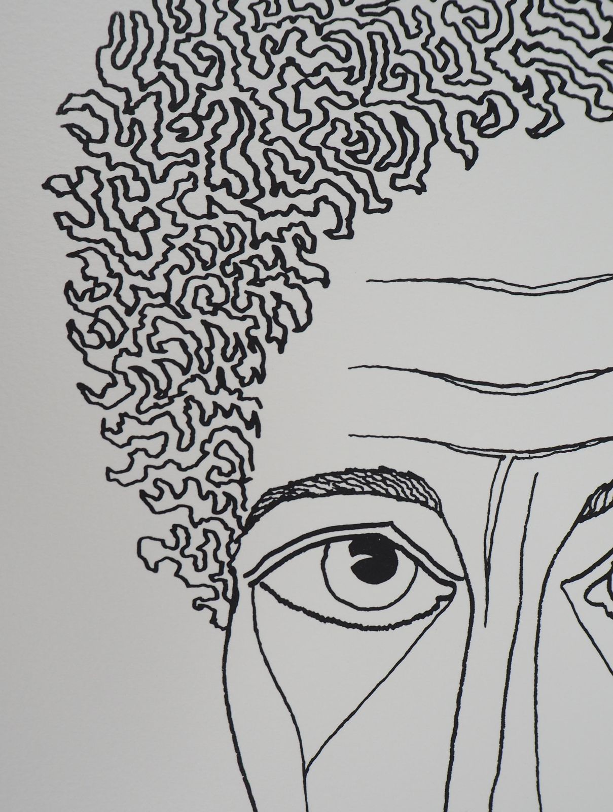 Jean Maraisportrait Of My Friend Jean Cocteau   Lithograph, Numbered /100 photo vintage