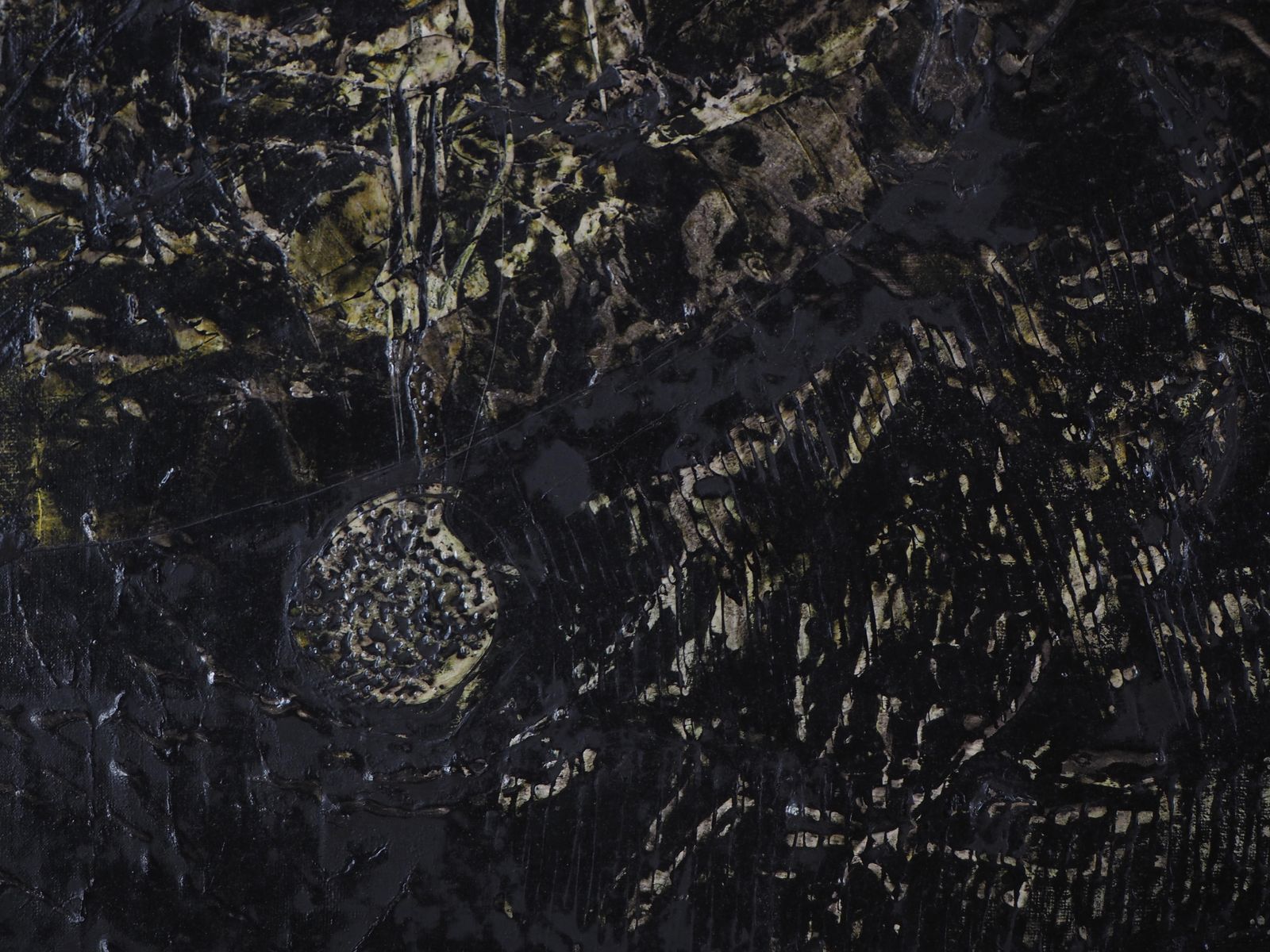 Jean Pierre Vielfaurethe Secret Nothingness   Original Oil On Canvas, Handsigned1962 photo Art