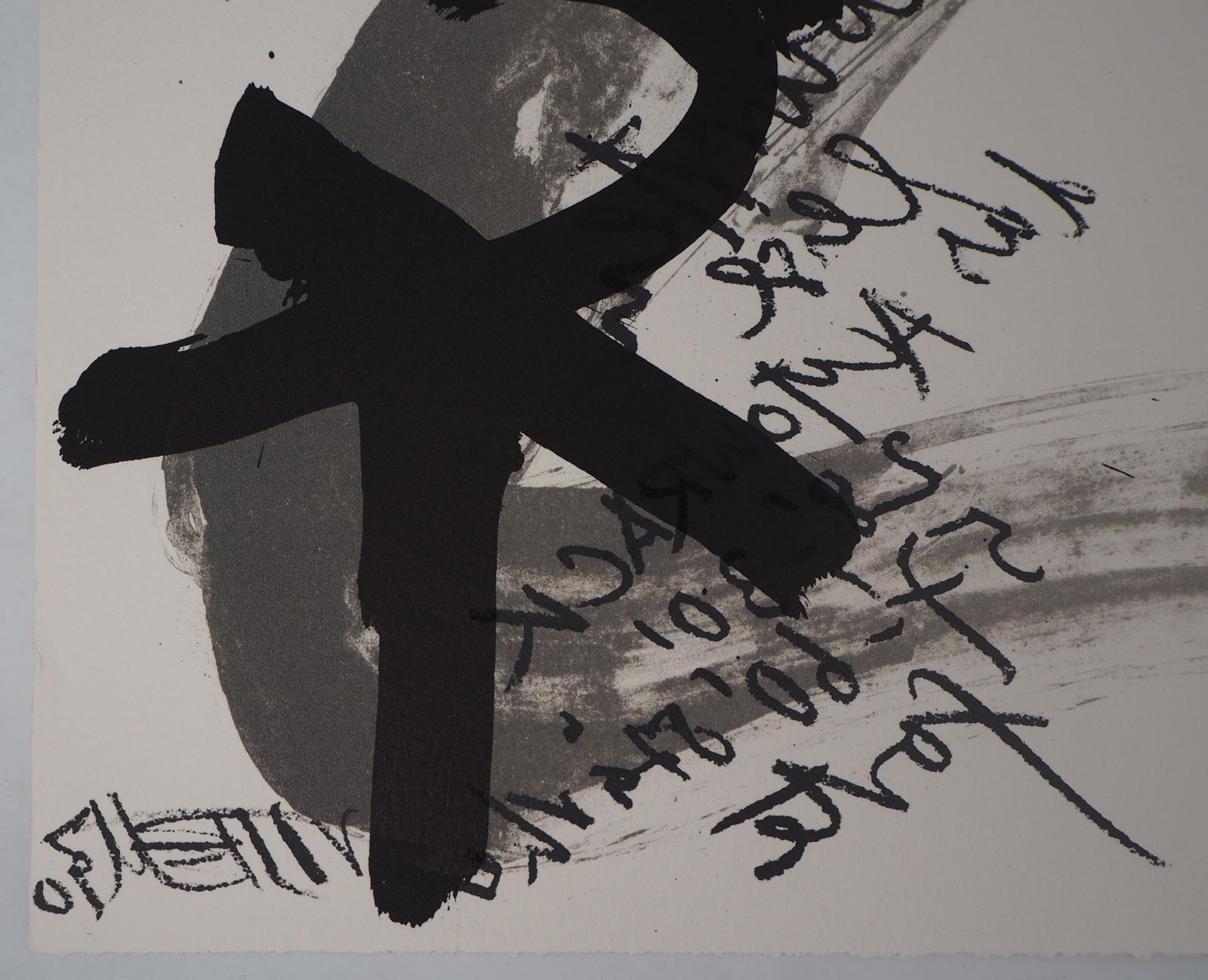 Wolf Vostellthe Scream   Original Handsigned Lithograph   85 Ex (Fluxus)1990 photo Art
