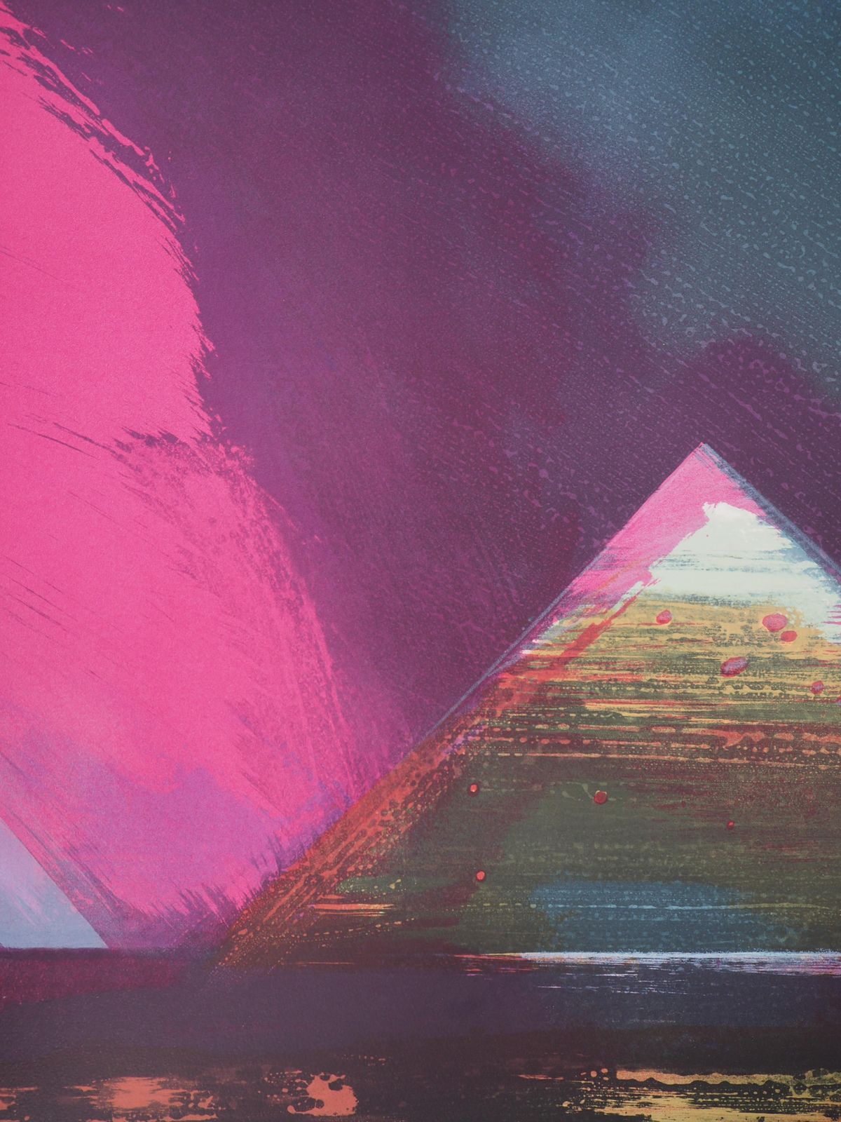 Claude Hastaireegypt : Great Pyramid Of Kheops   Original Handsigned Lithograph, Ltd 175 Proofs photo for sale