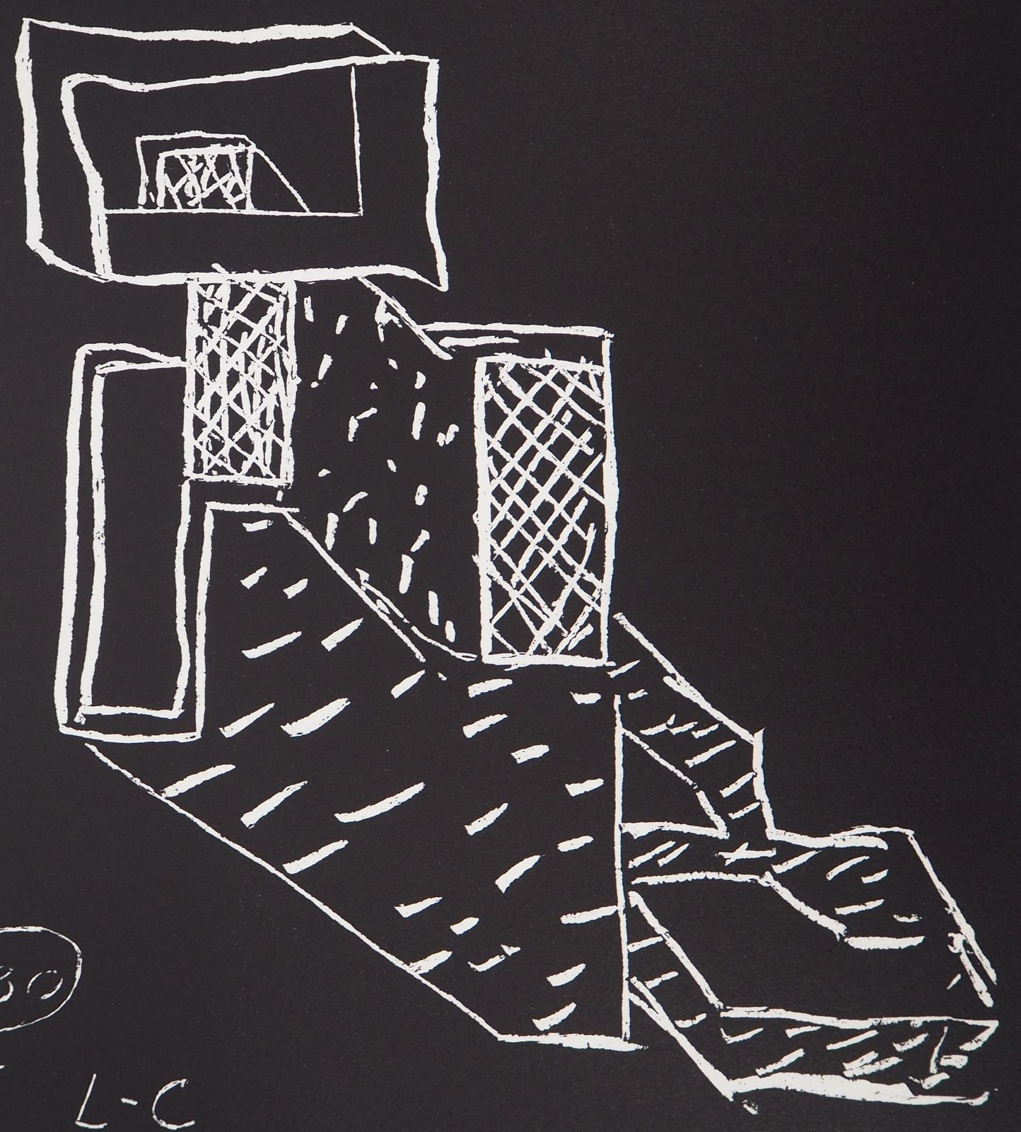Le Corbusiertribute To Design   Original Lithograph (Atelier Michel Cassé), 19641964 photo 850.0