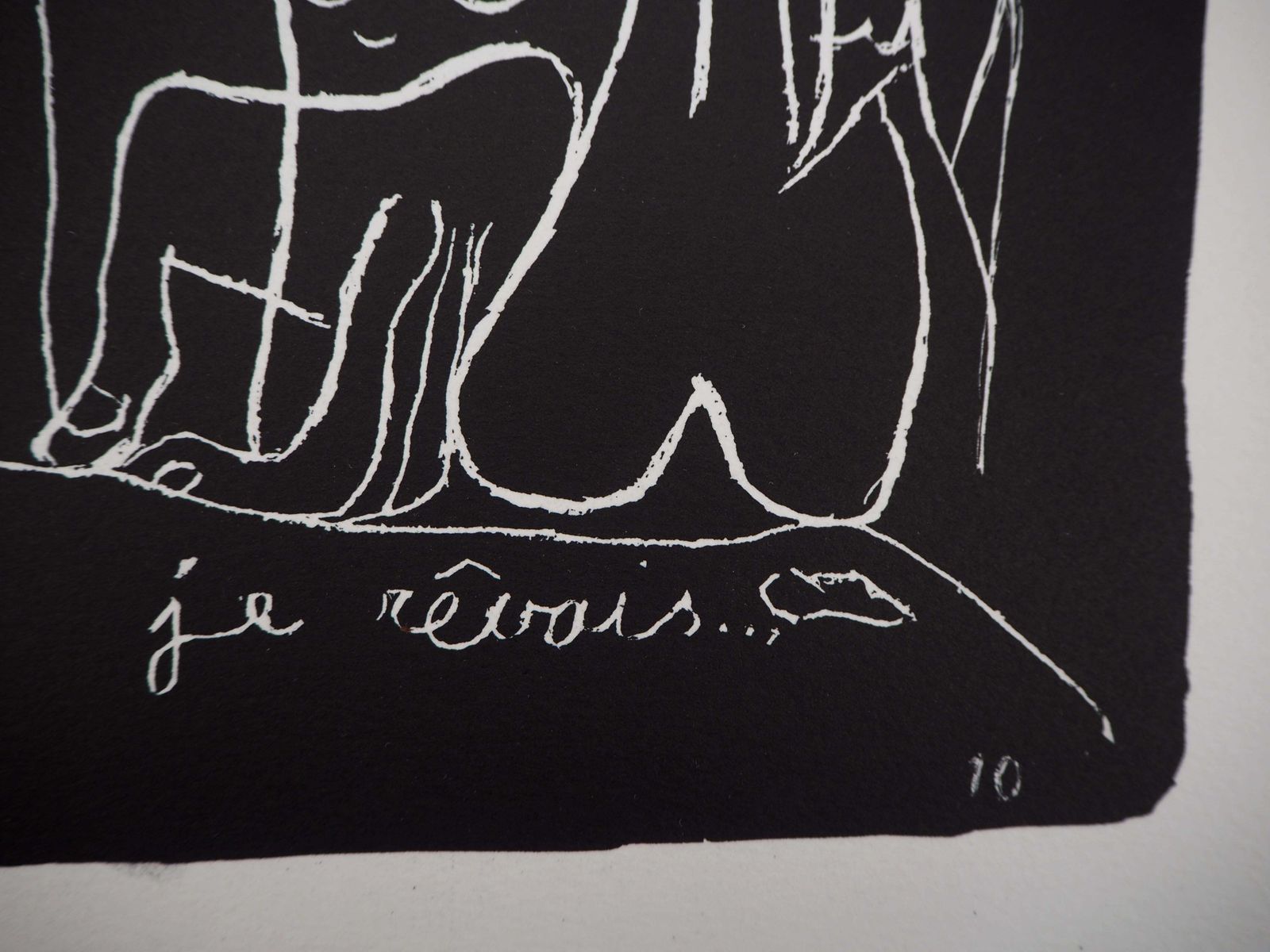 Le Corbusiersurrealist Dream   Original Lithograph (Atelier Michel Cassé), 19641964 photo vinterior