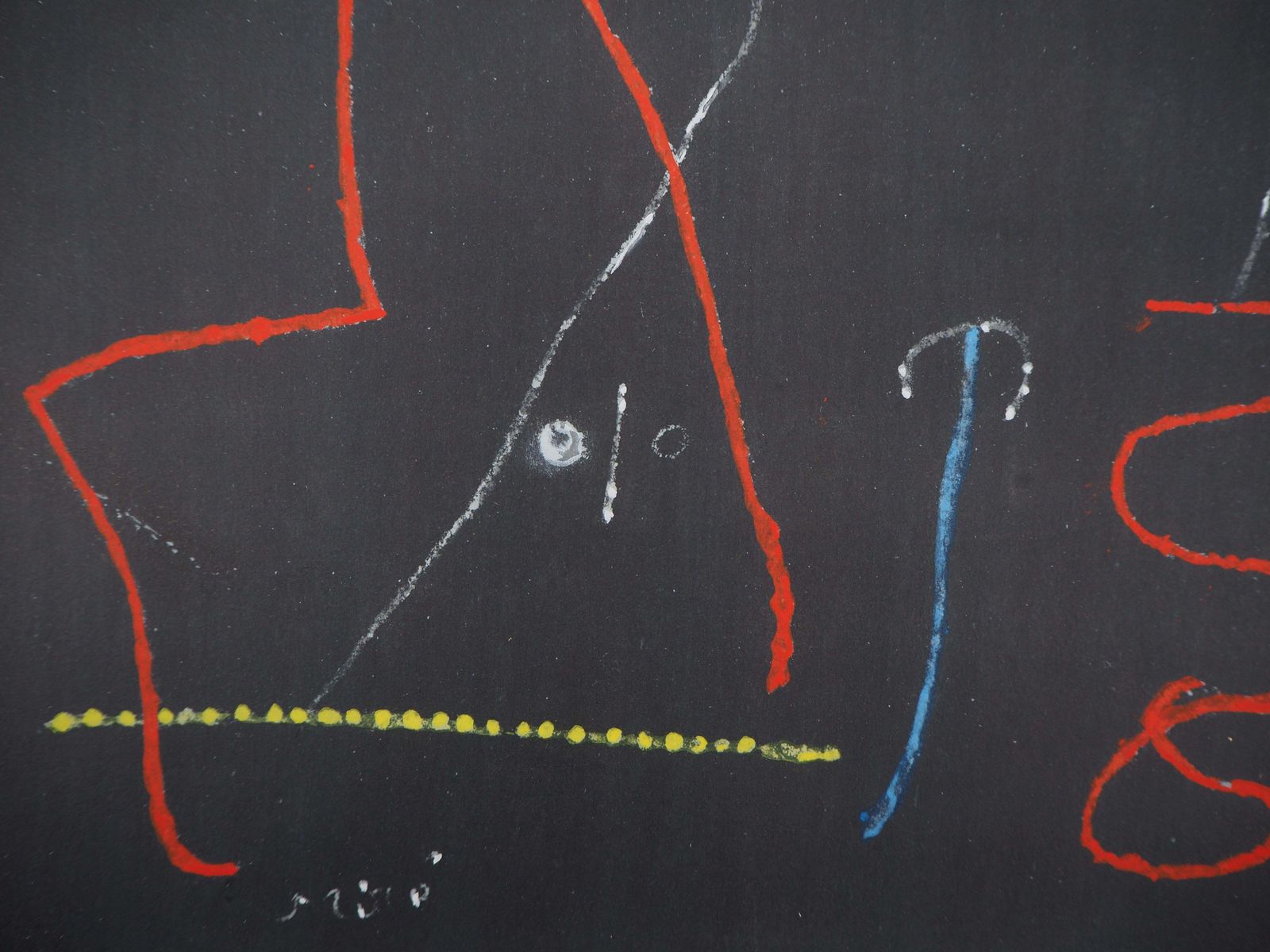 (After) Joan Miróin The Garden Under The Stars   Lithograph And Stencil, 19581958 photo 340.0