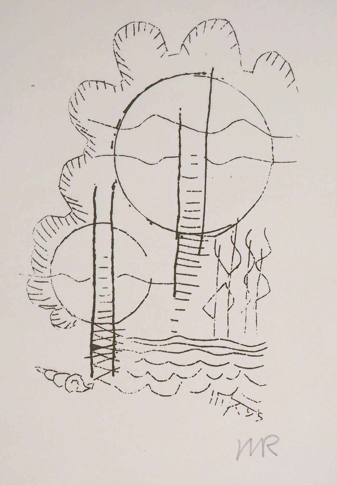 Man Raysurrealist Flowers, Hélène, 1969   Original Handsigned Etching1969 photo for sale