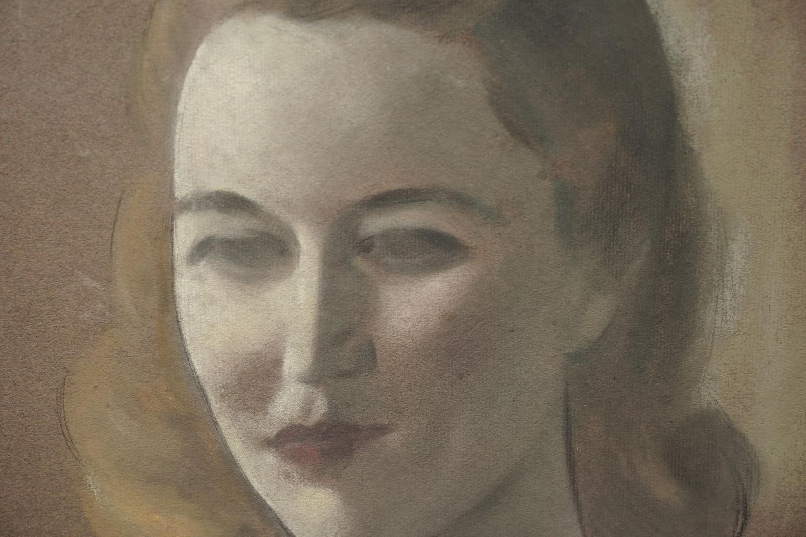 Jacob Kramerportrait Of Grace   British 1920's Art Female Chalk Portraitcirca 1920 photo 4282.0