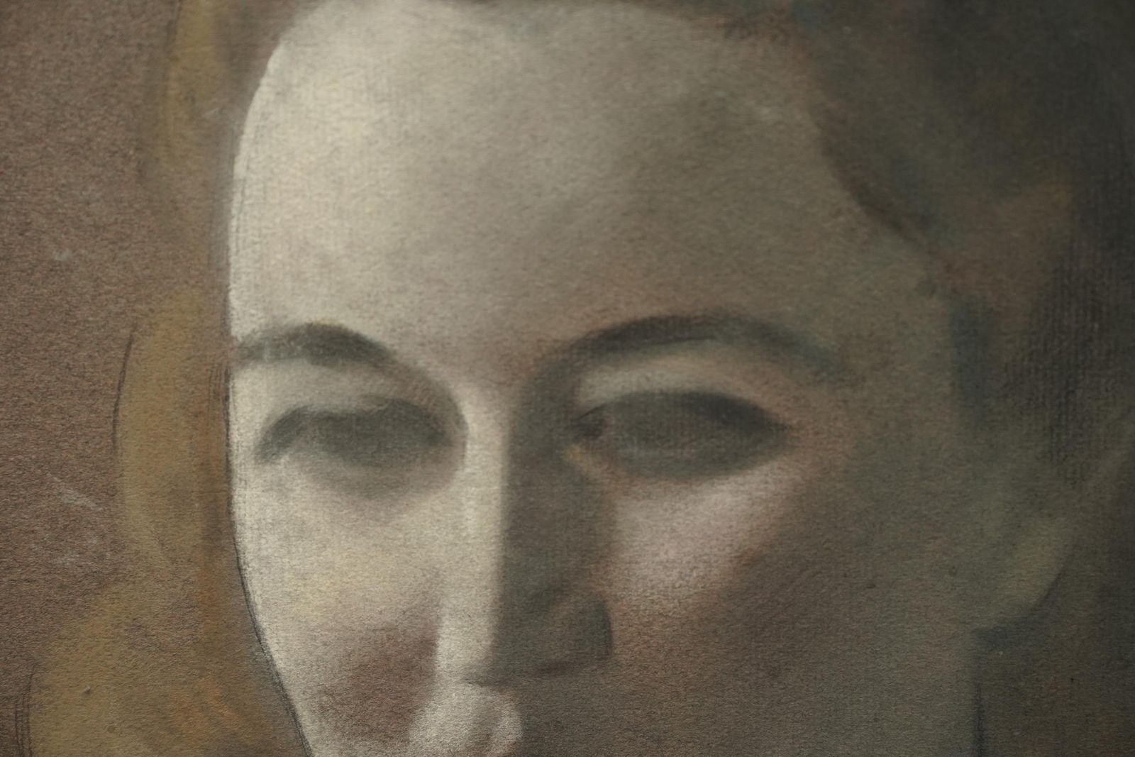 Jacob Kramerportrait Of Grace   British 1920's Art Female Chalk Portraitcirca 1920 photo vinterior