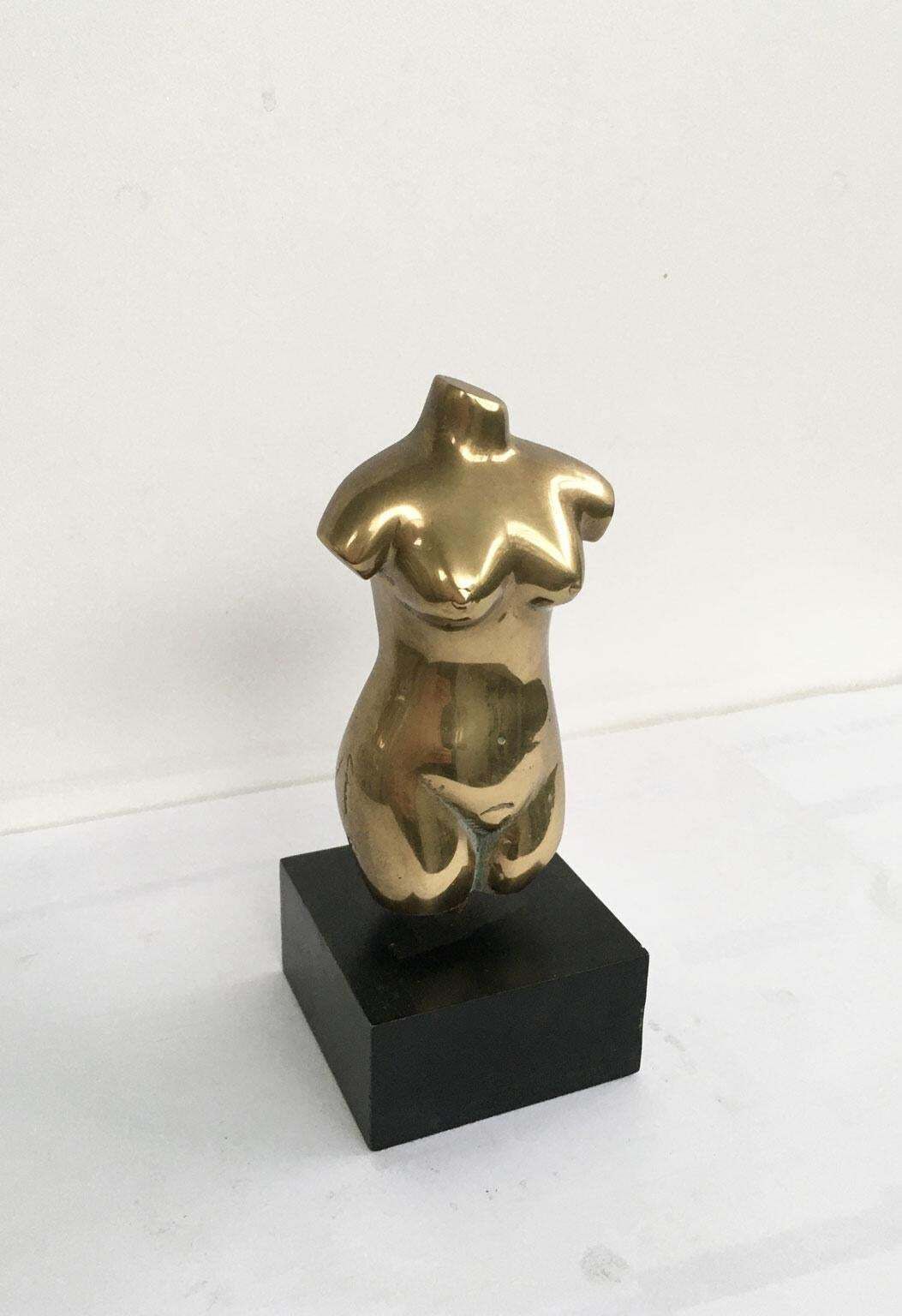 1970 Italy Bronze Abstract Sculpture By Cristiana Isoleri Reperto Fragment photo Art