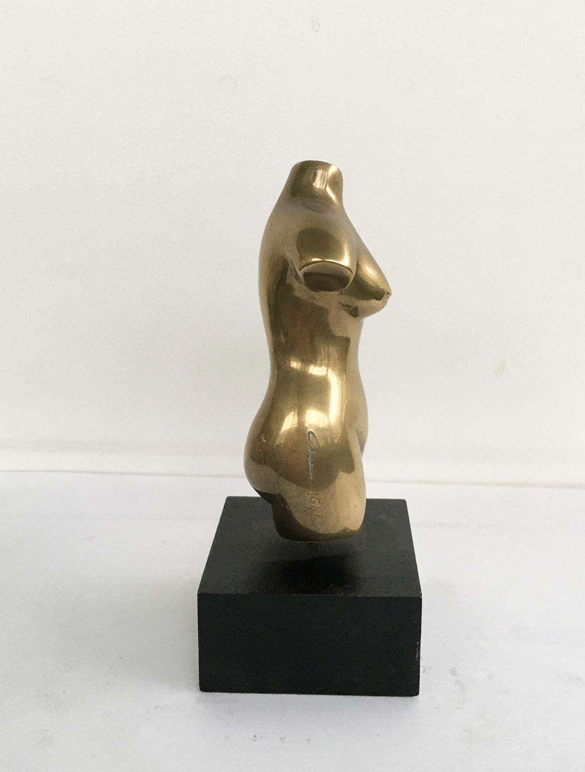 1970 Italy Bronze Abstract Sculpture By Cristiana Isoleri Reperto Fragment photo vinterior