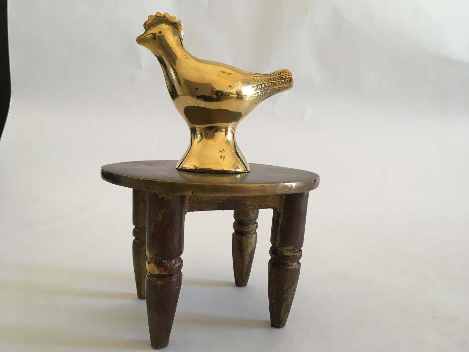 1028.0 Italy 1982 Post Modern Abstract Bronze Sculpture Lucky Charm By Concetto Pozzati photo